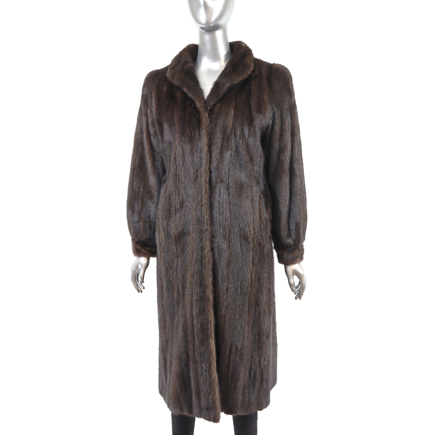 Mahogany Mink Coat- Size S