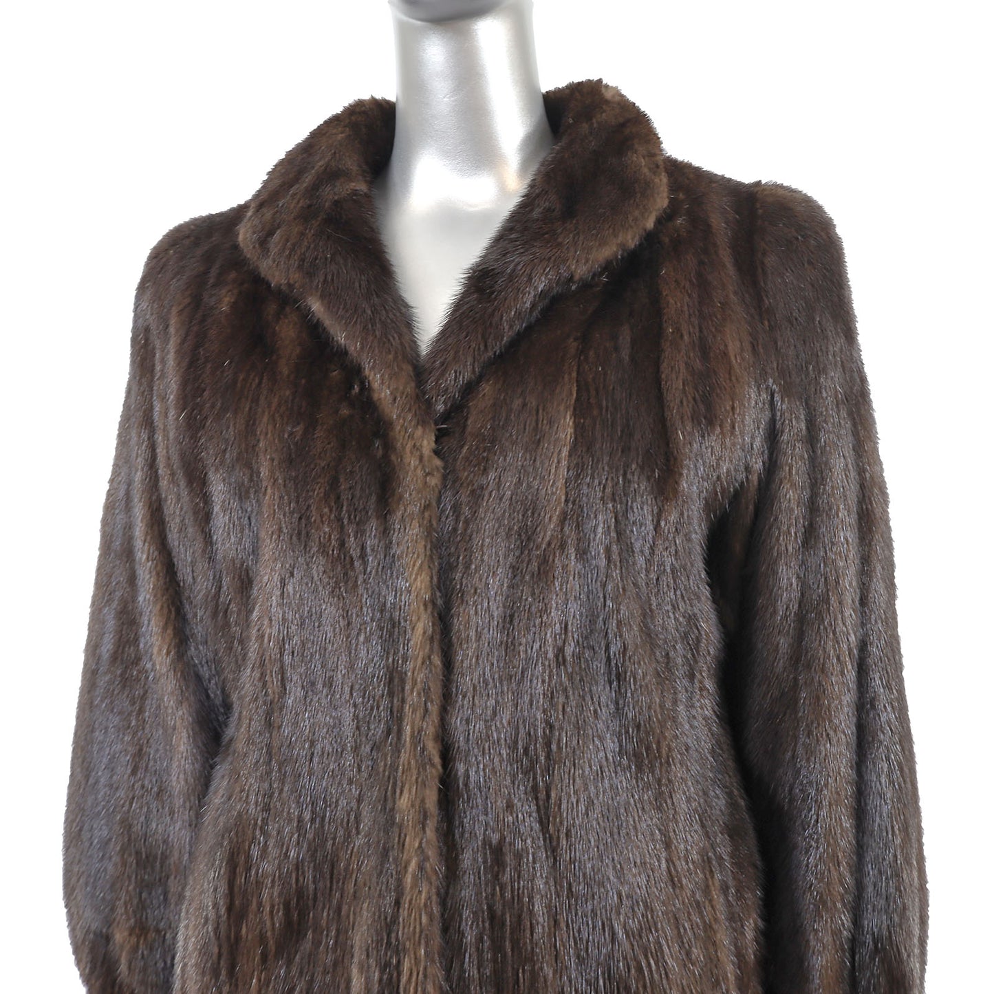 Mahogany Mink Coat- Size S