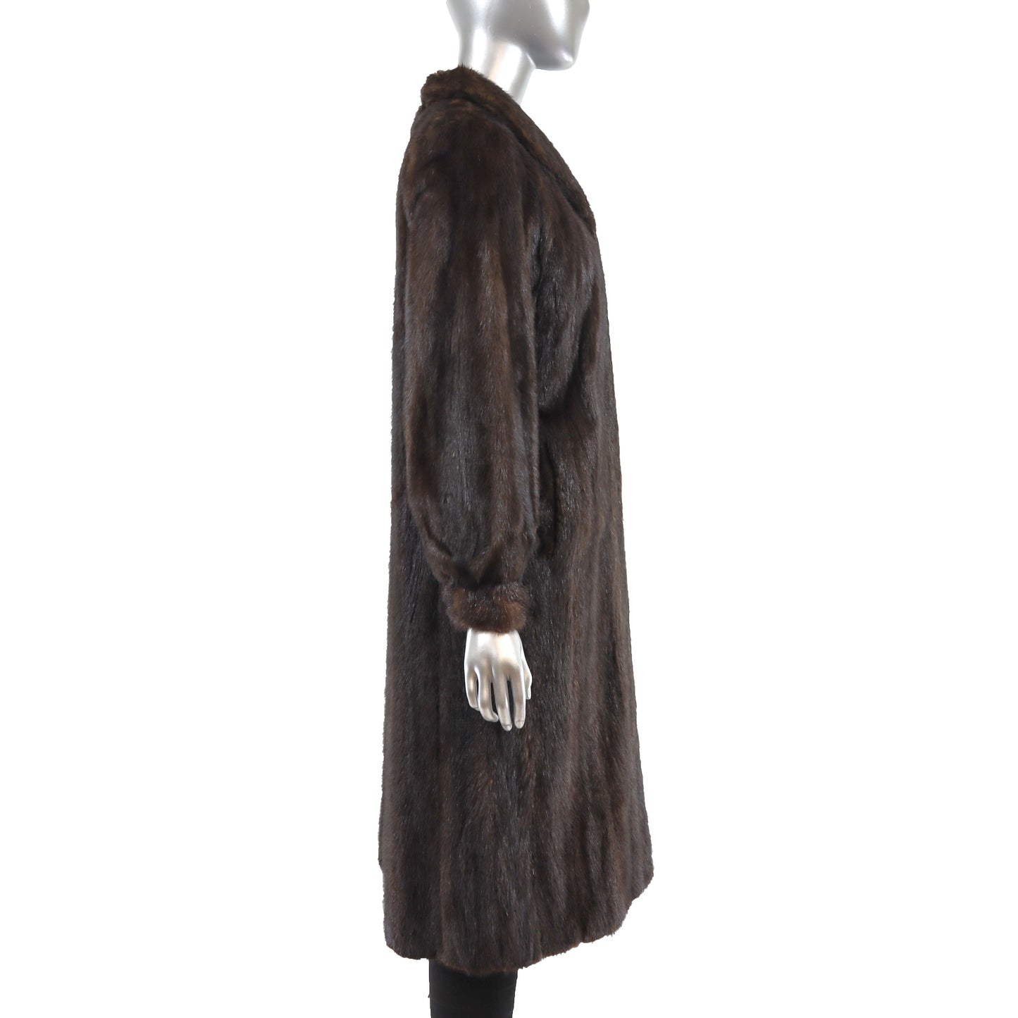 Mahogany Mink Coat- Size S