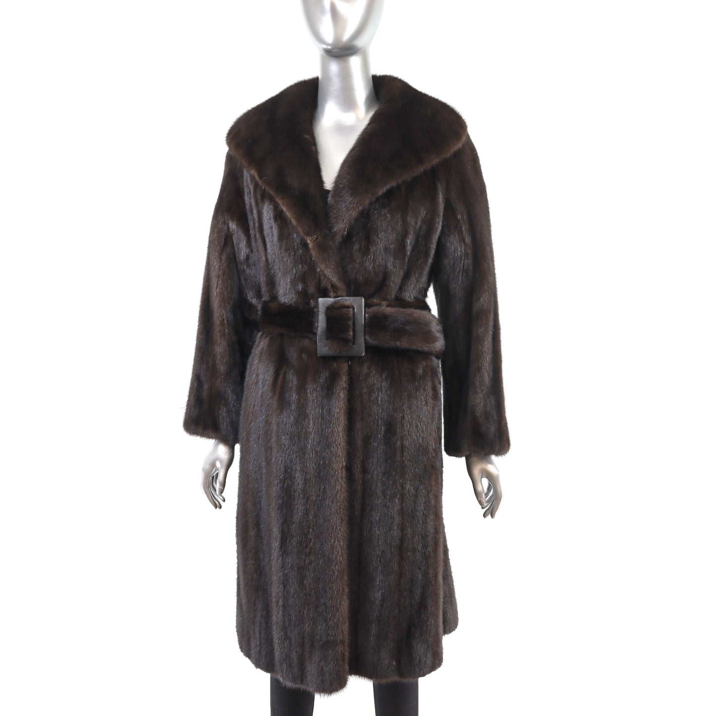 Lord & Taylor Mahogany Mink Coat- Size S