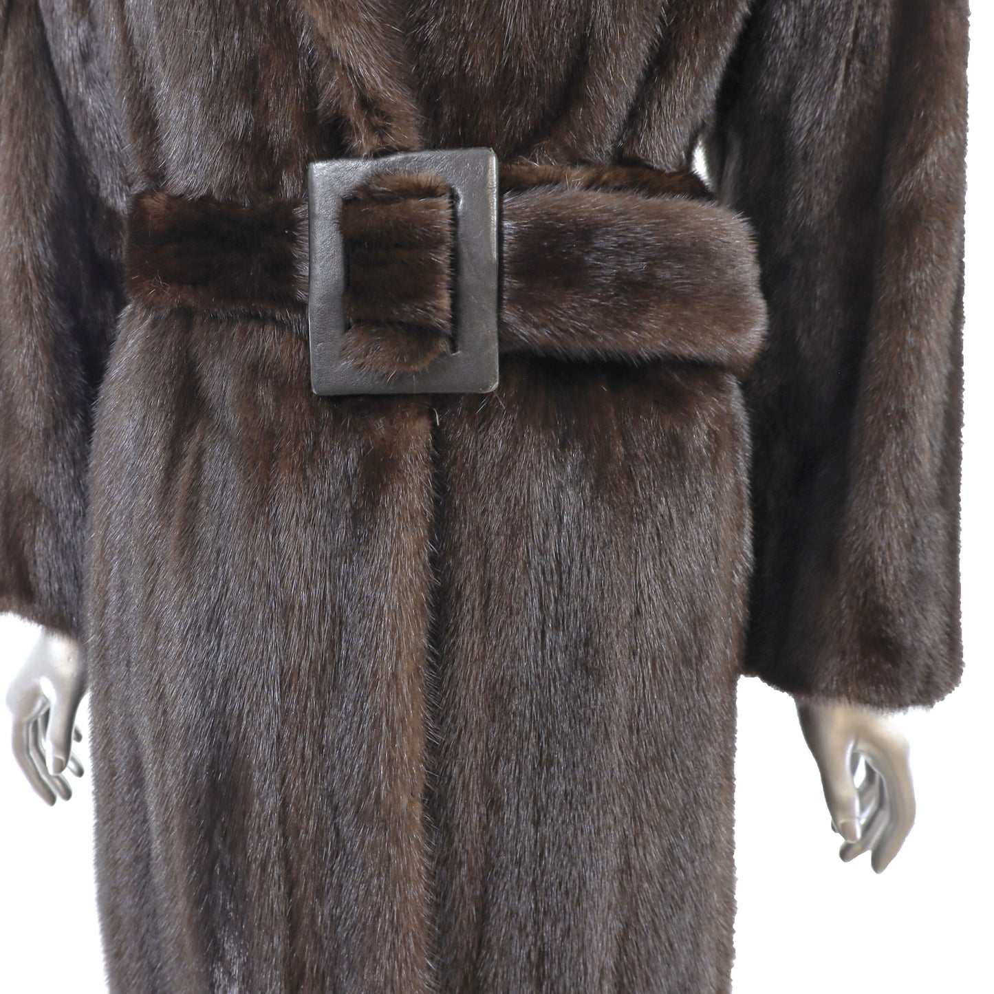 Lord & Taylor Mahogany Mink Coat- Size S