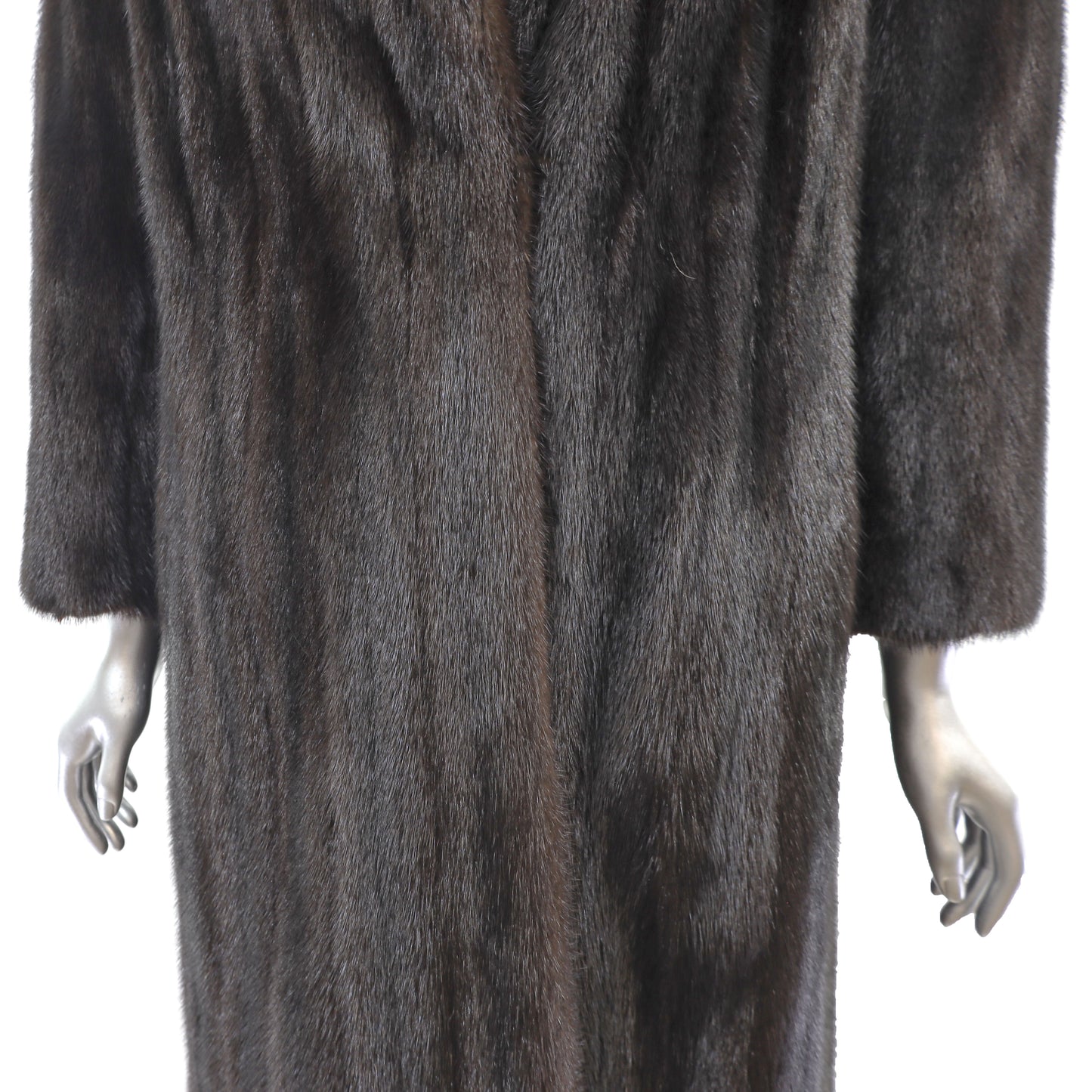 Saks Jandel Mahogany Mink Coat- Size M