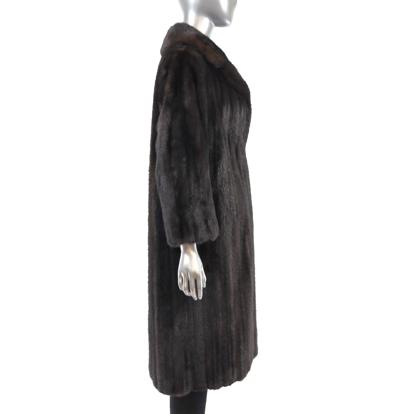 Saks Jandel Mahogany Mink Coat- Size M