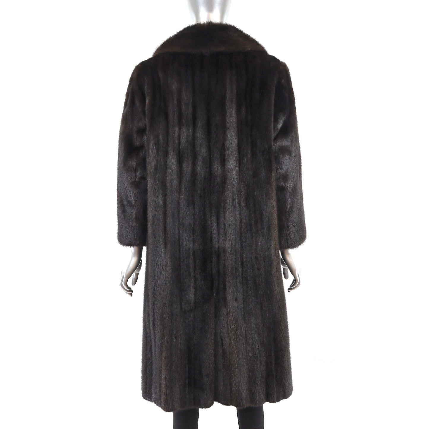 Saks Jandel Mahogany Mink Coat- Size M