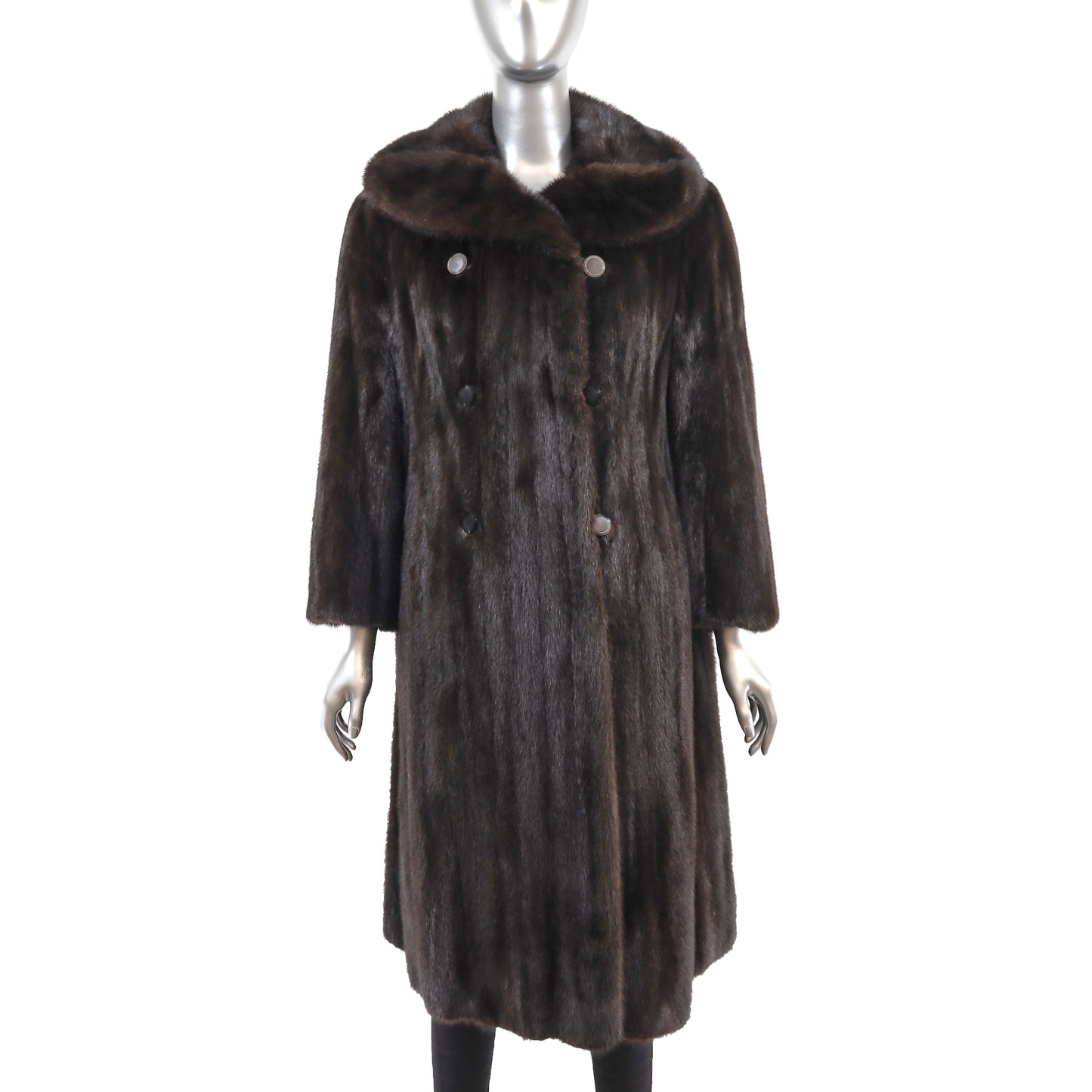 Mahogany Mink Coat- Size M