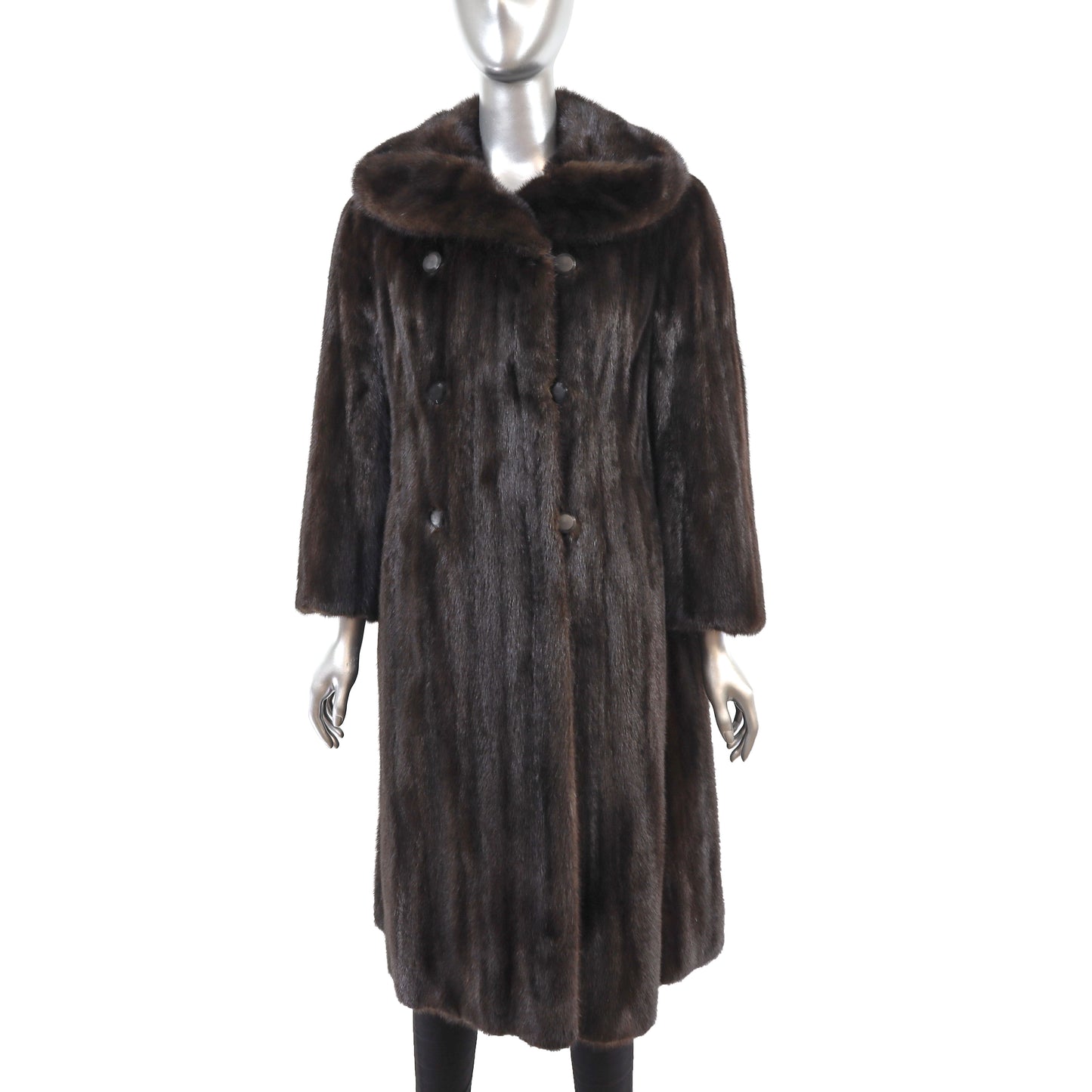 Mahogany Mink Coat- Size M