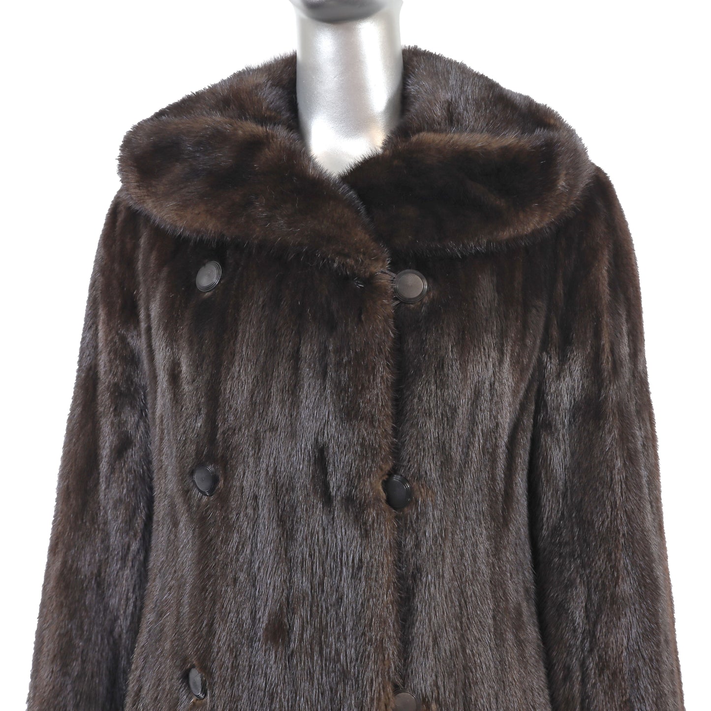 Mahogany Mink Coat- Size M