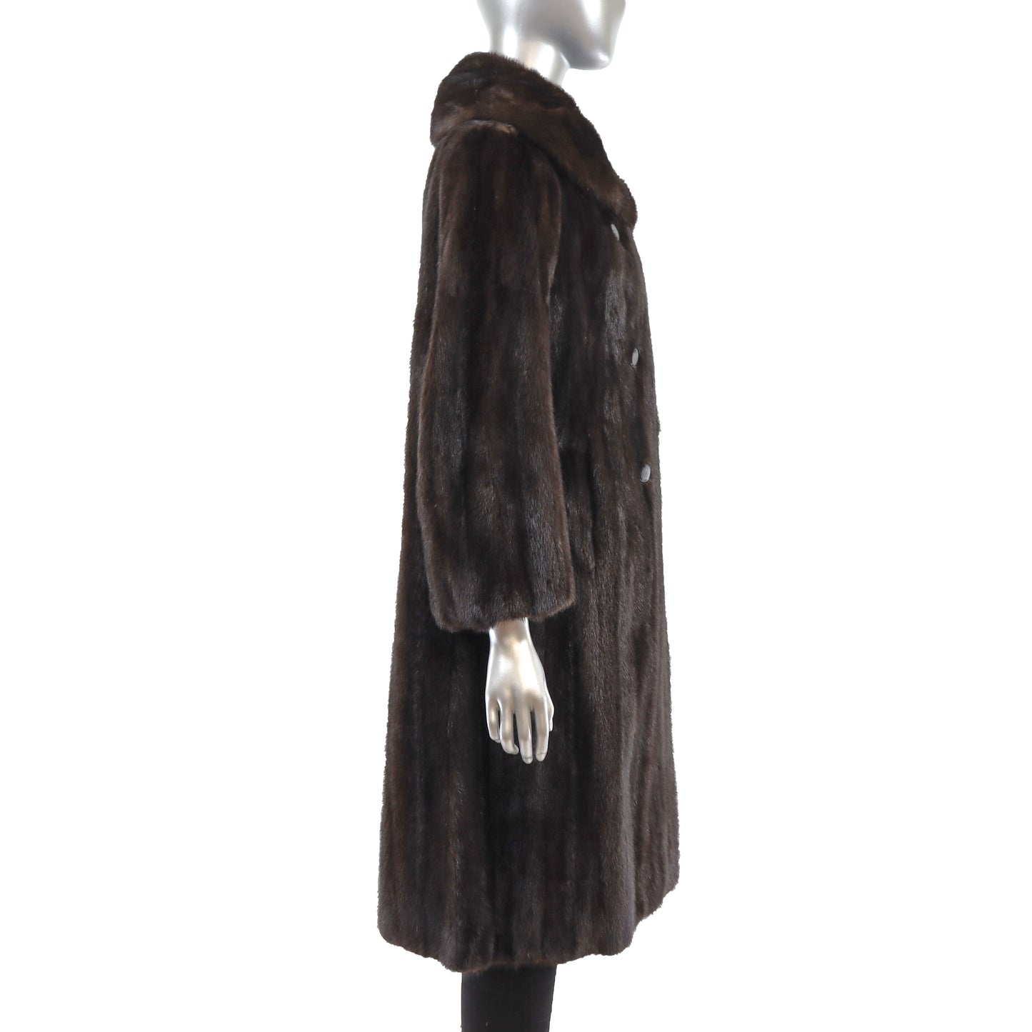 Mahogany Mink Coat- Size M