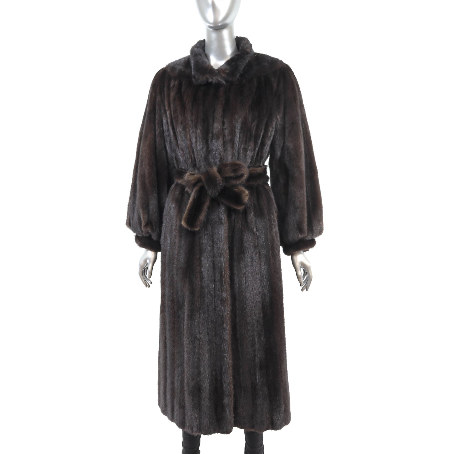 Mahogany Mink Coat- Size M