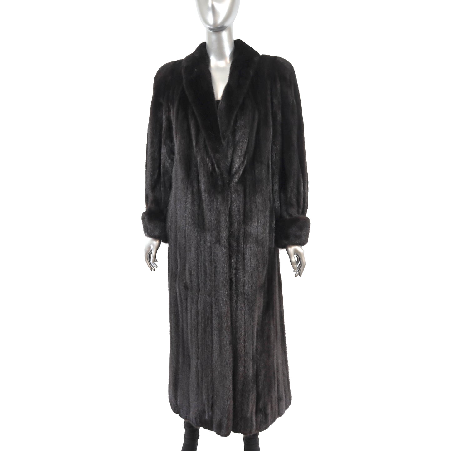 Revillon/ Saks Fifth Avenue Black Mink Coat- Size M