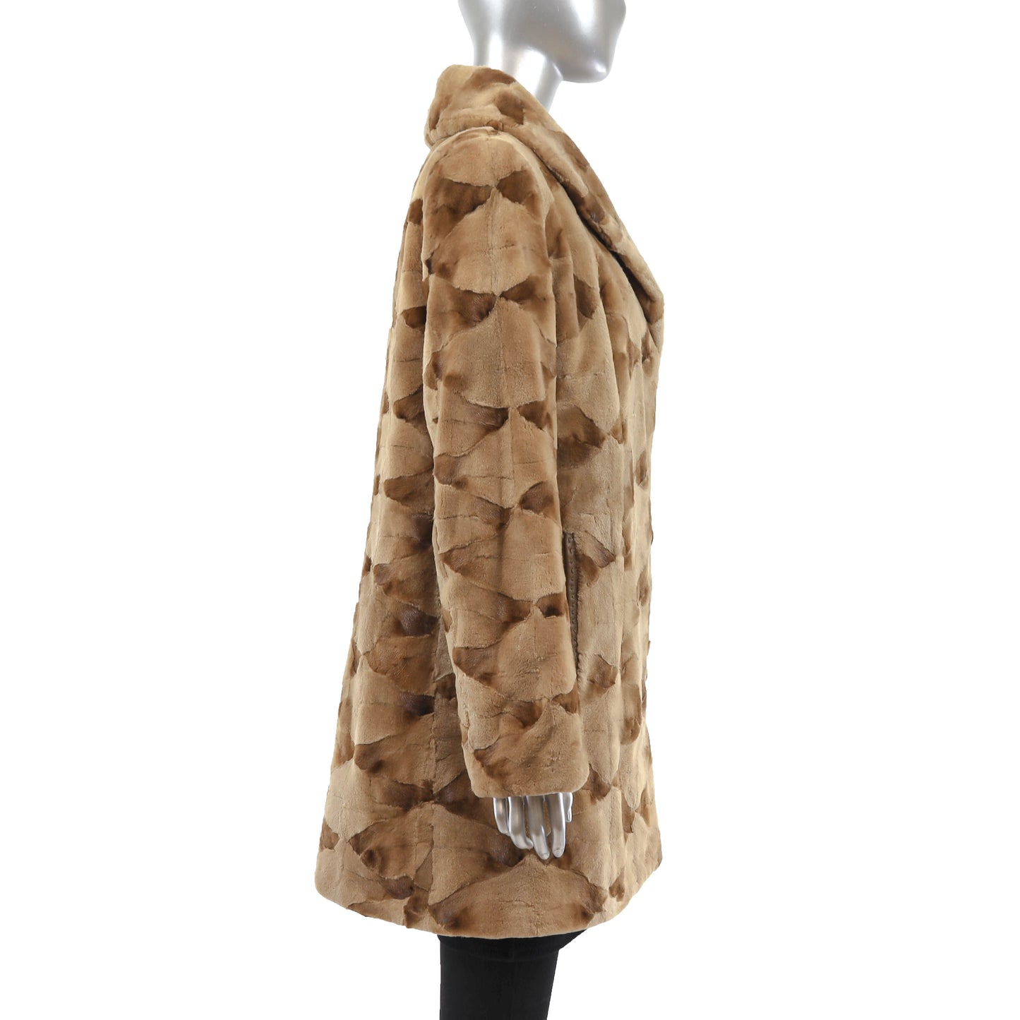 Sheared Reversible Mink Coat- Size M