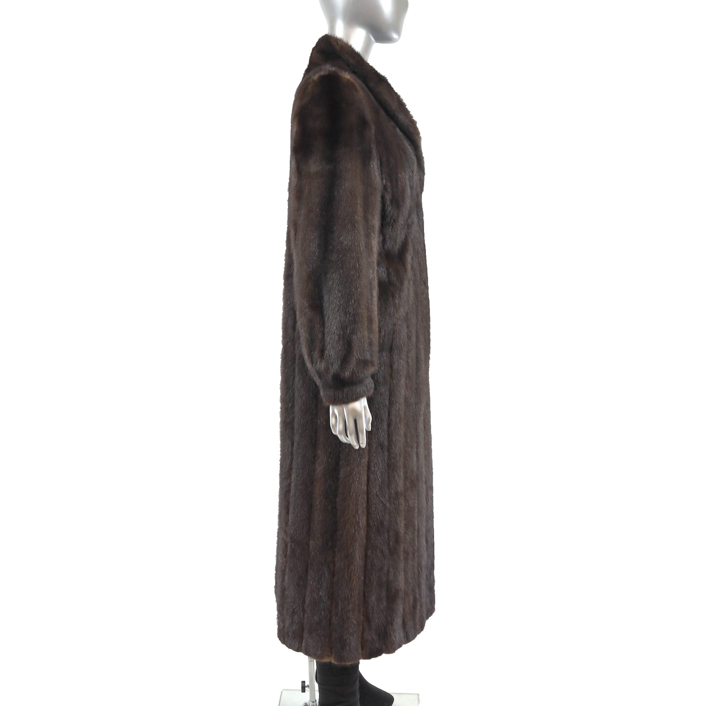 Brown Mink Coat- Size M