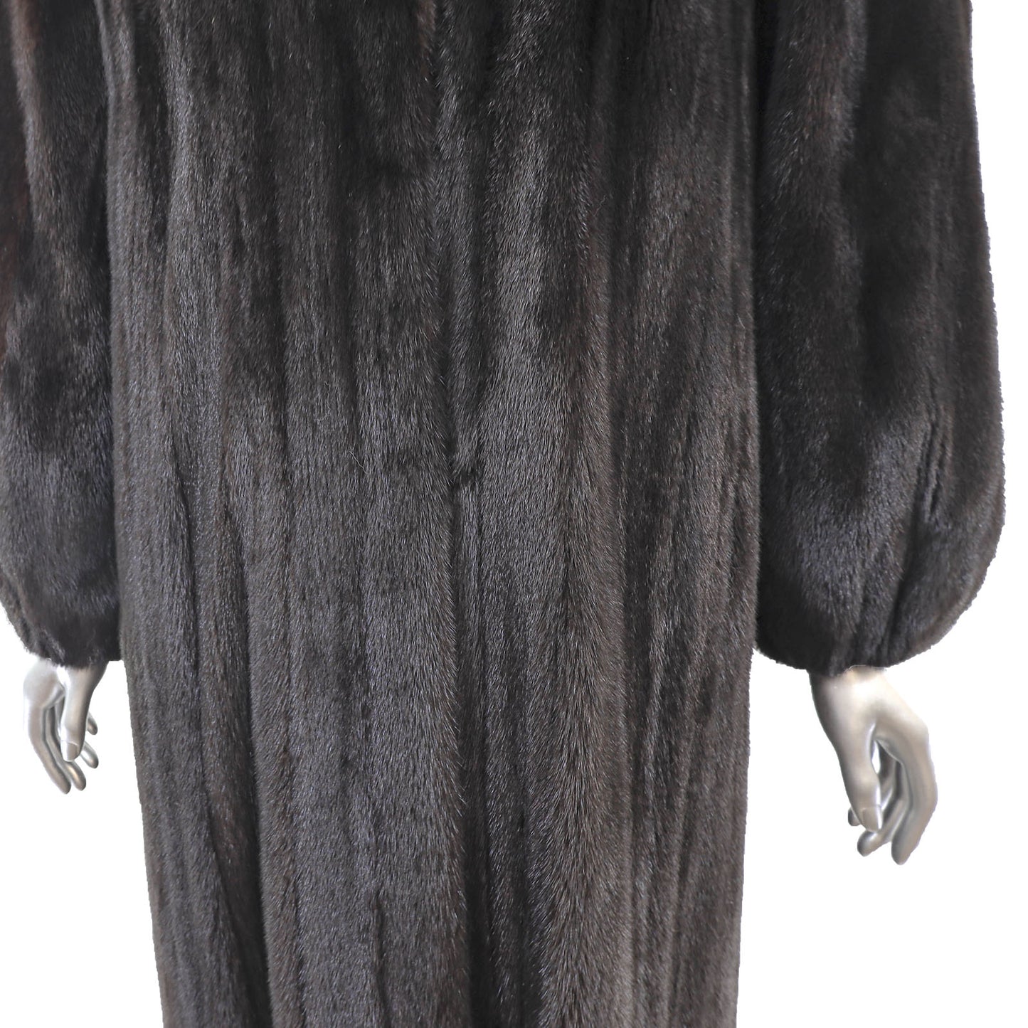 Black Mink Coat- Size M