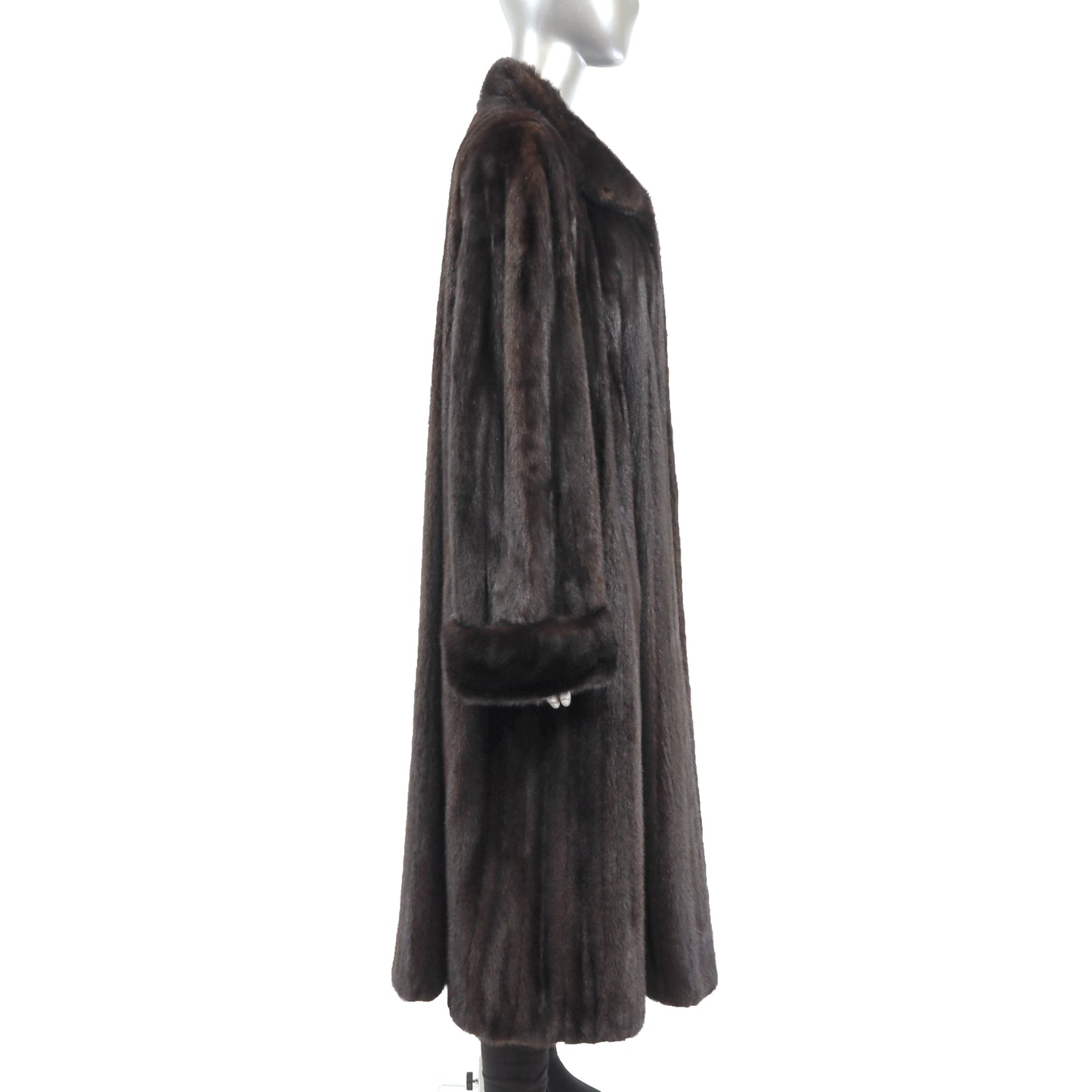 Dark Brown Mink Coat- Size XXL