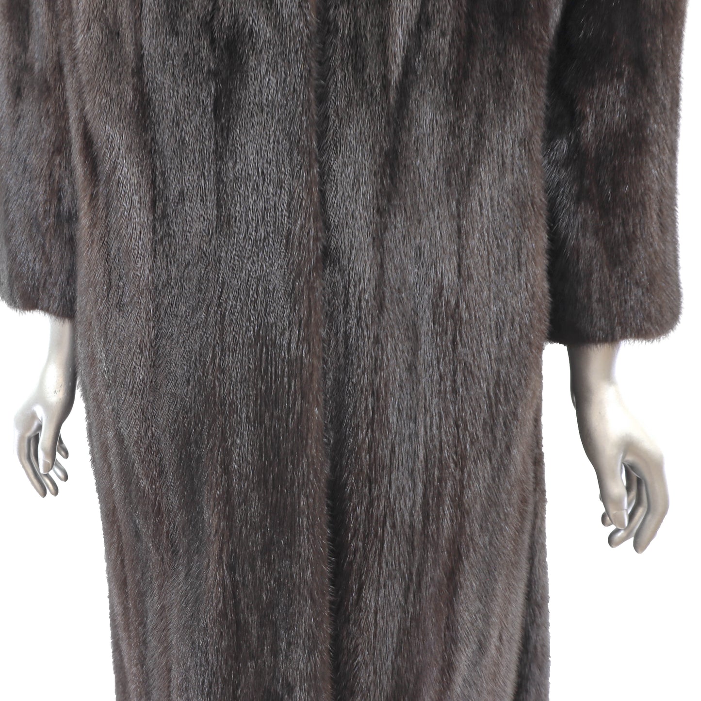 Brown Mink Coat- Size M