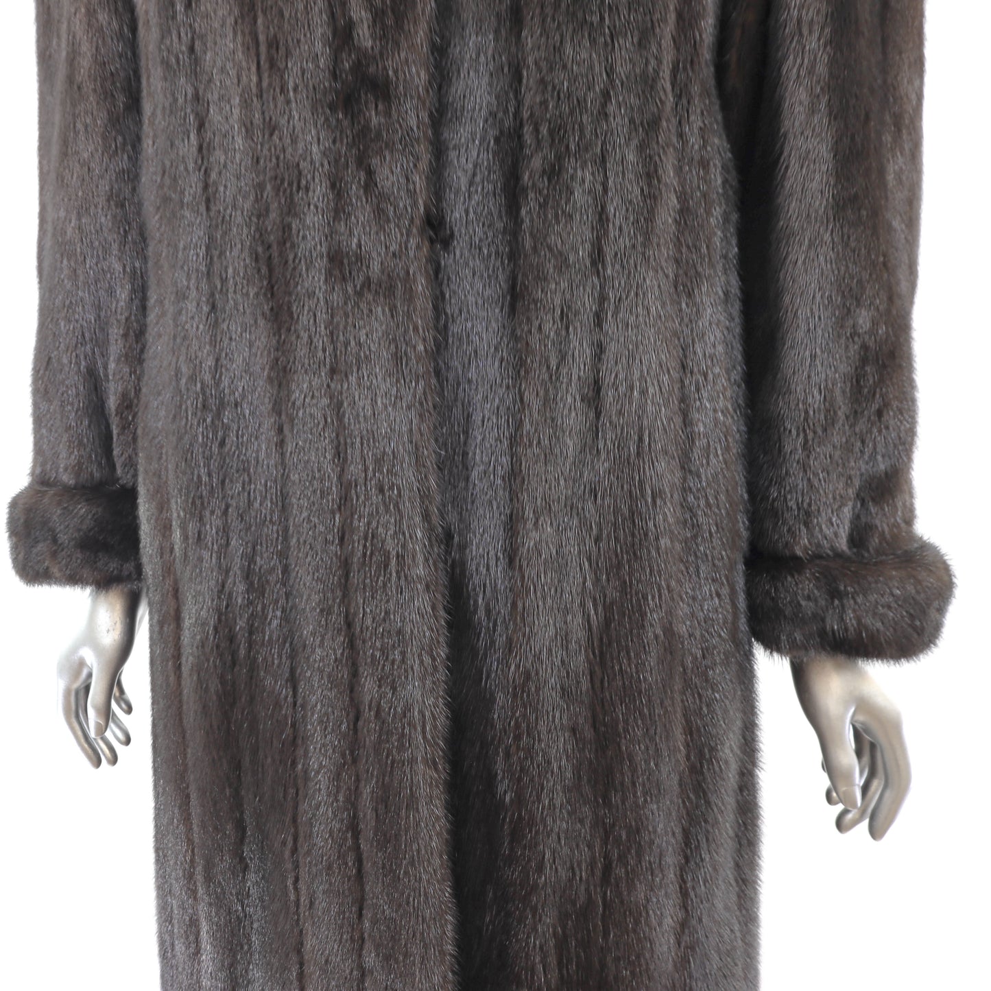 Dark Brown Mink Coat- Size S