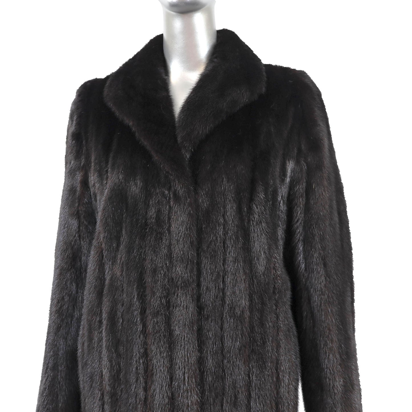 Blackglama Ranch Mink Coat- Size M