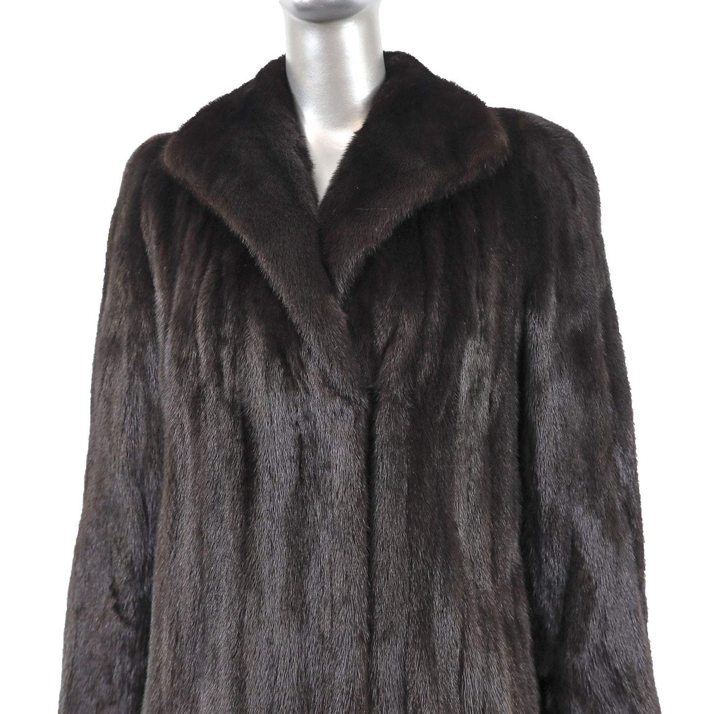 Black Mink Coat- Size M