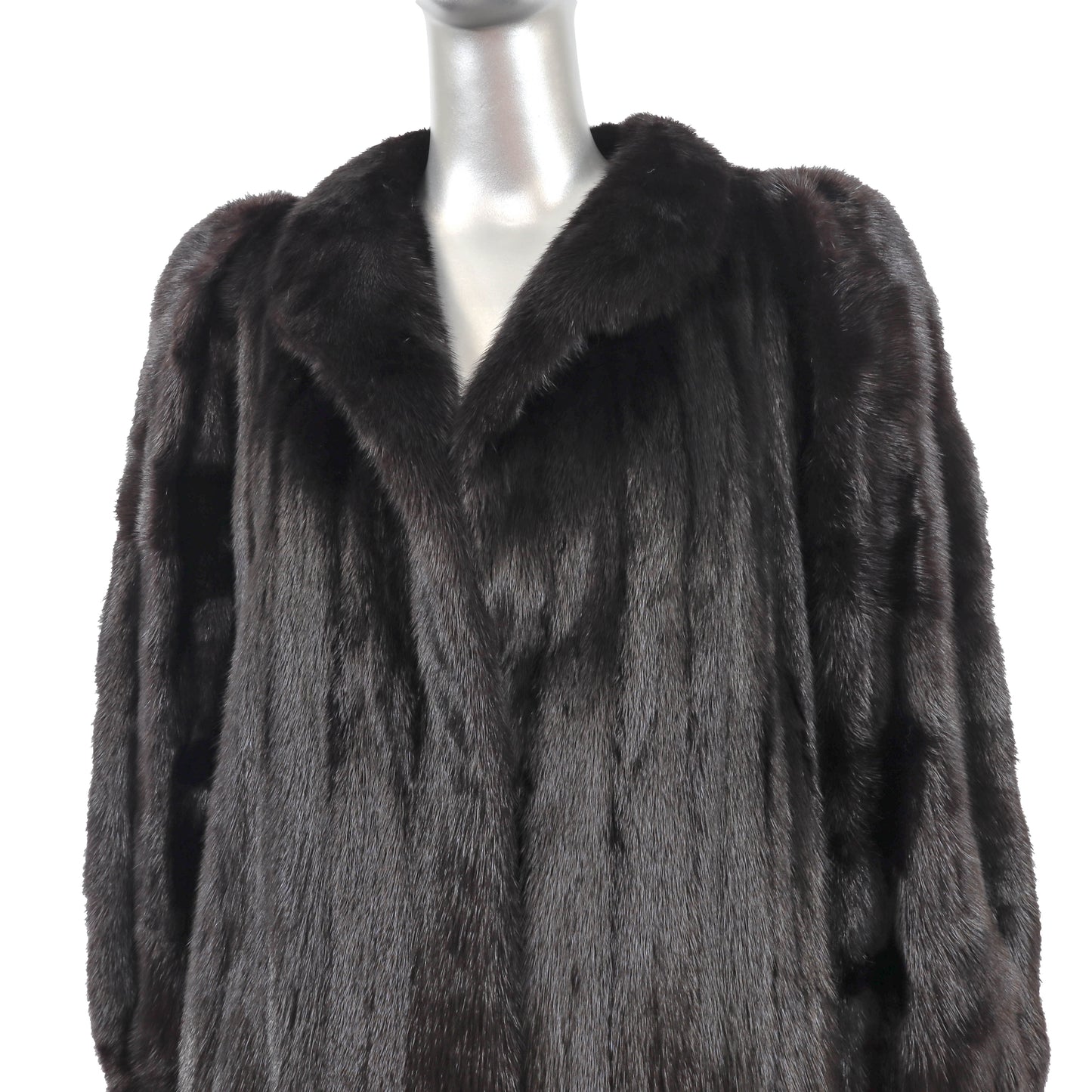 Black Mink Coat- Size L