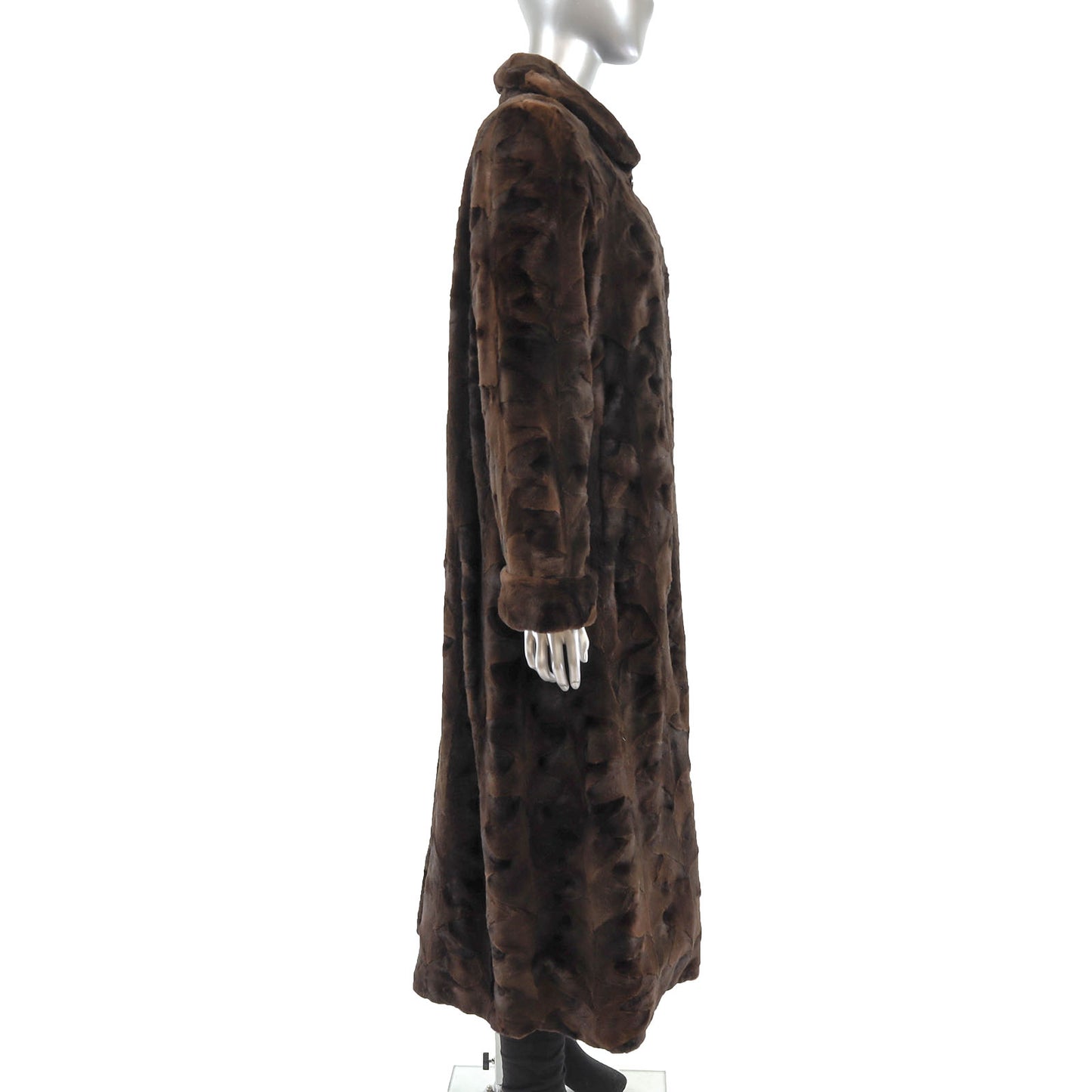 Sheared Section Mink Coat- Size L