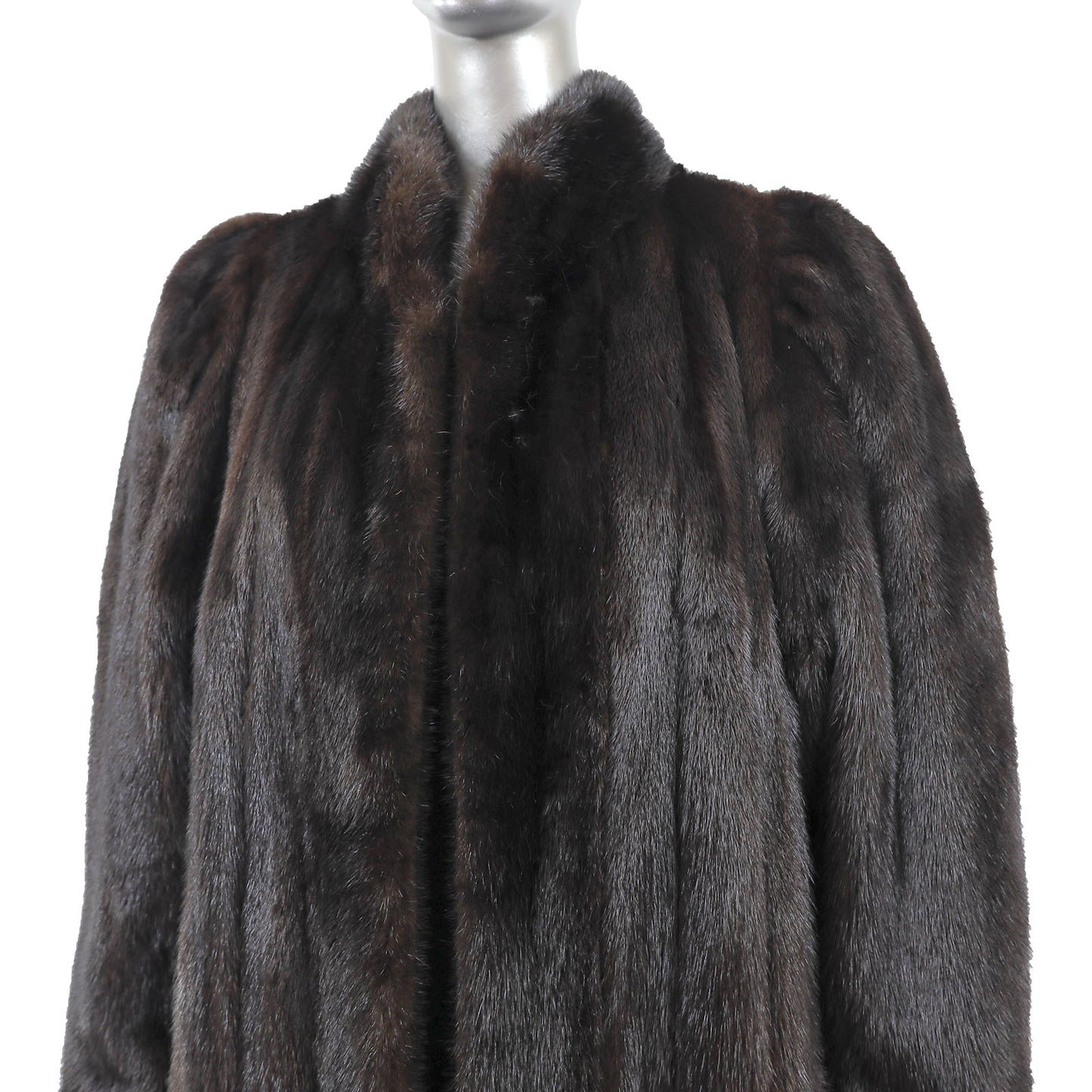 Mahogany Mink Coat- Size M