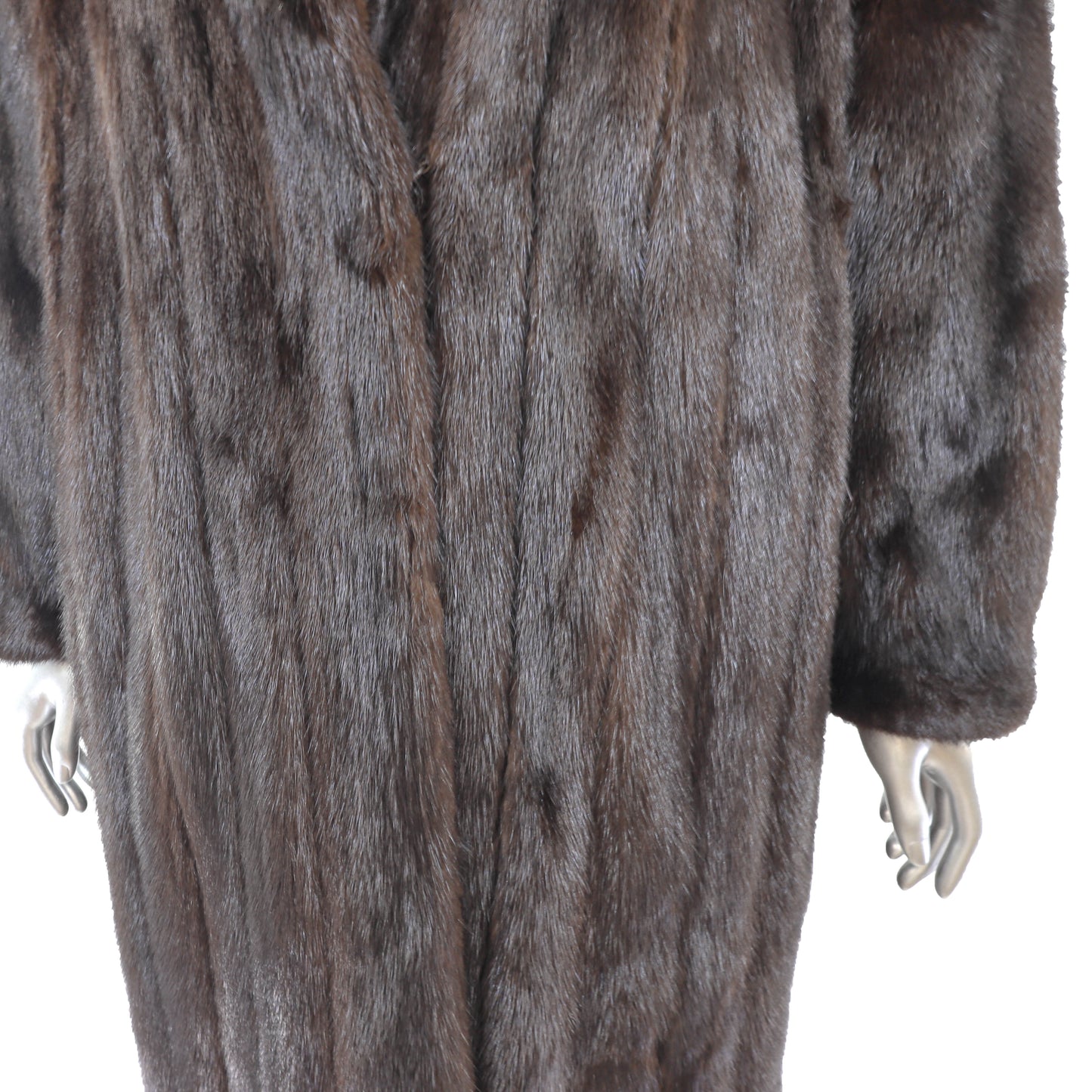 Dark Brown Mink Coat- Size XXXL