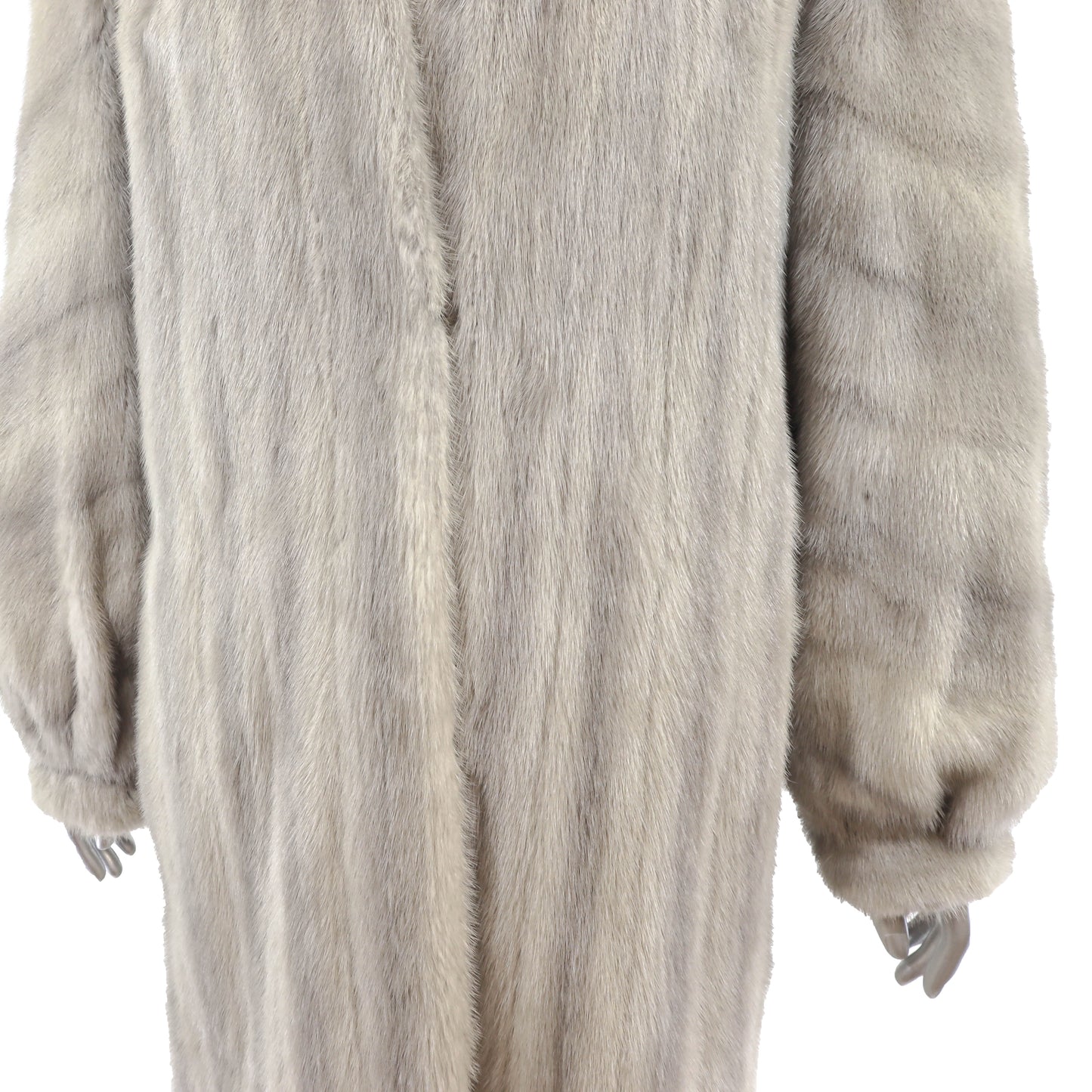 Grey Mink Coat- Size M