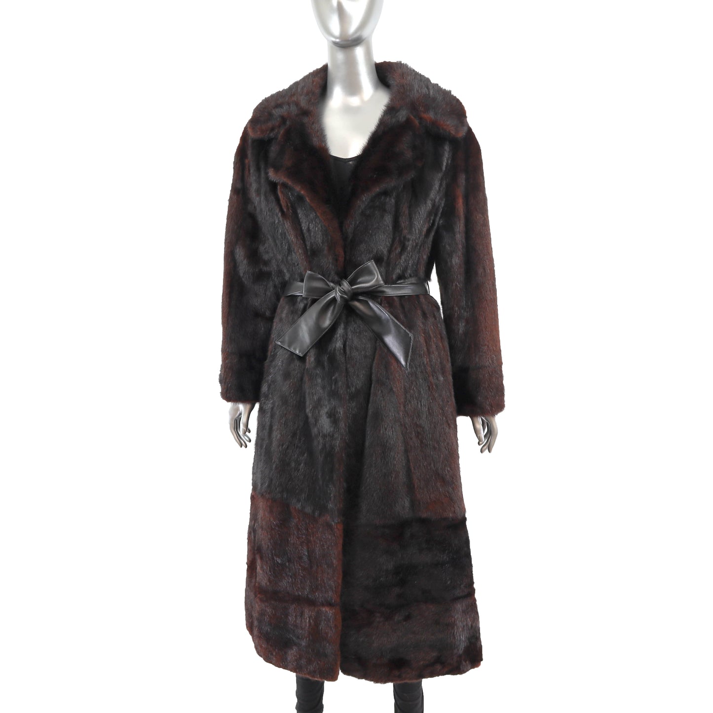 Brown Mink Coat- Size S