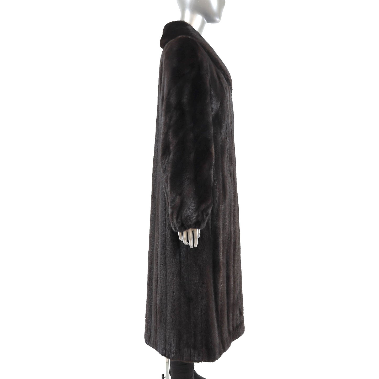 Black Mink Coat- Size M