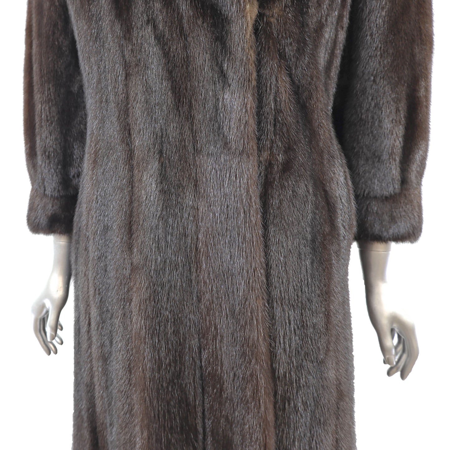 Mahogany Mink 7/8 Coat- Size S