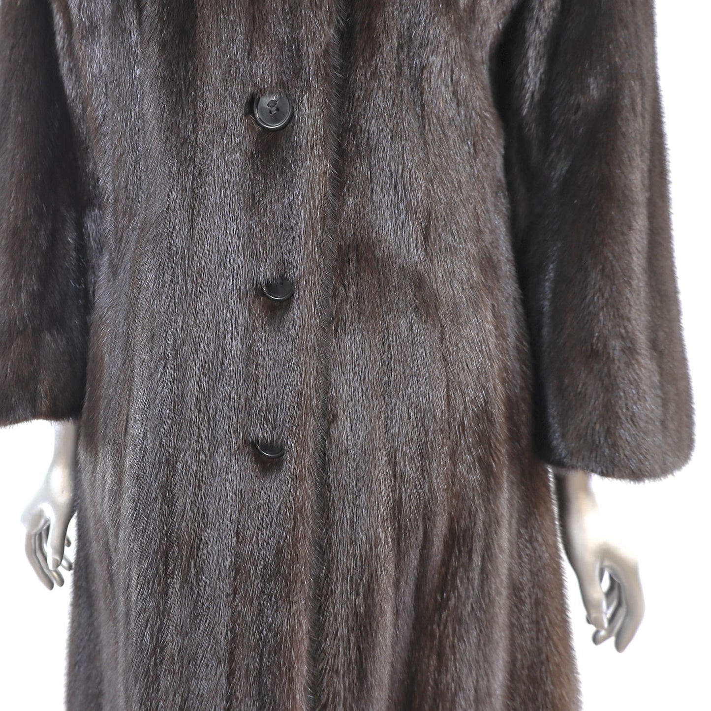 Mahogany Mink 7/8 Coat- Size M