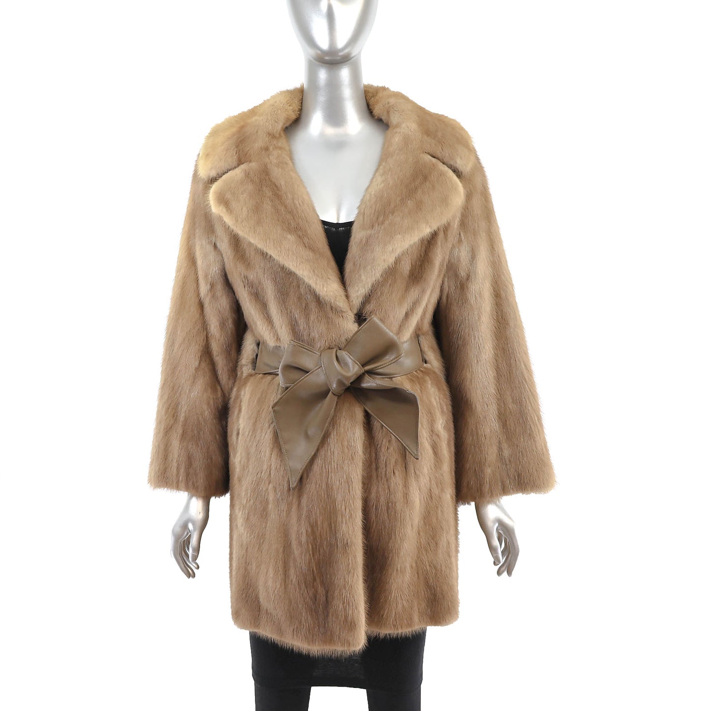 Autumn Haze  Mink 3/4 Coat- Size M