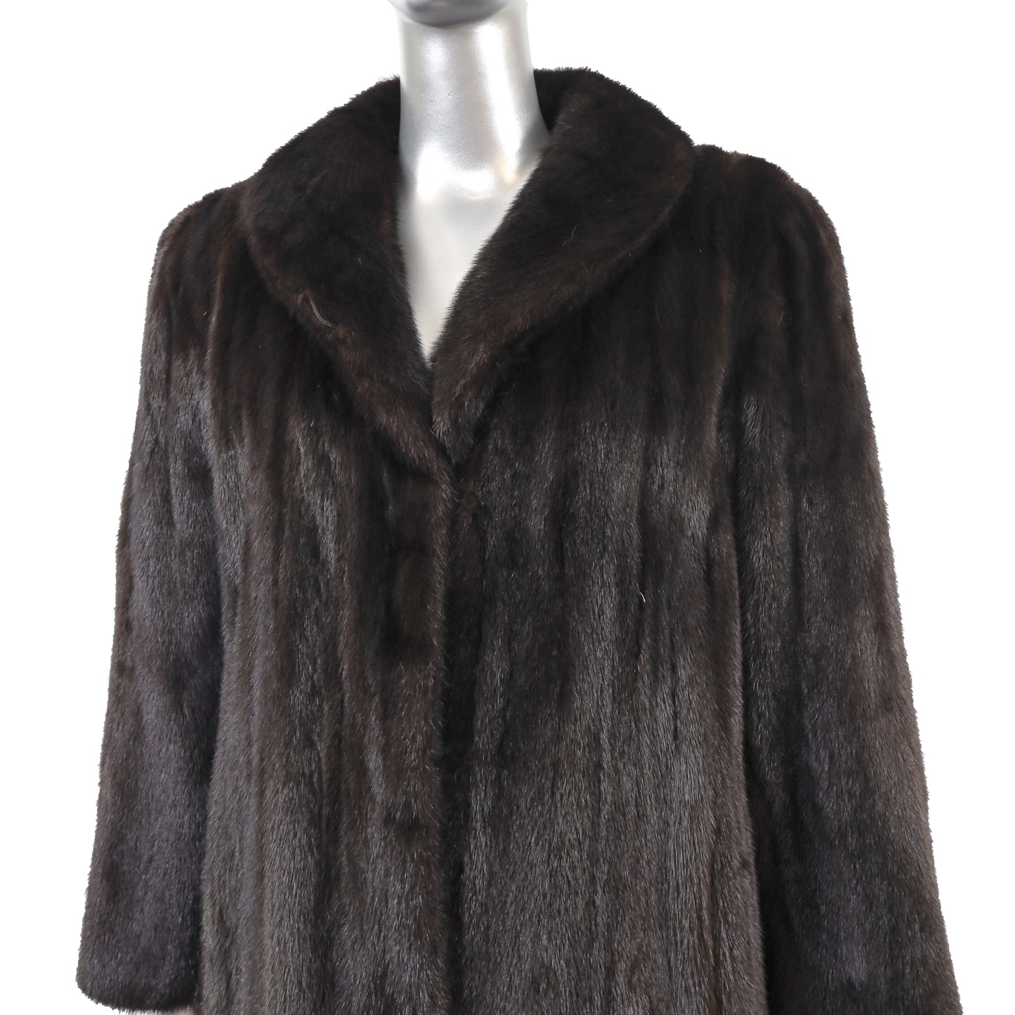 Mahogany Mink Coat- Size M