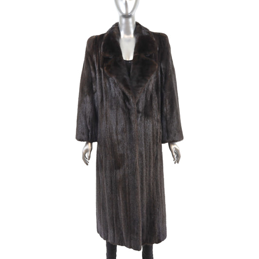 Mahogany Mink Coat- Size M