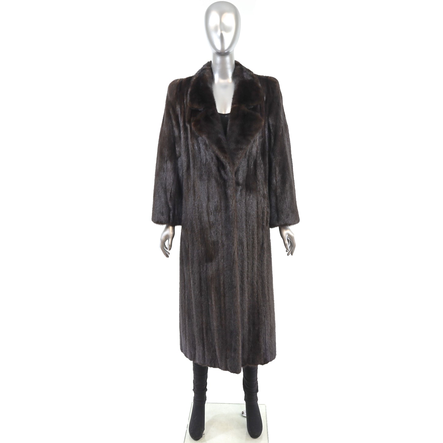 Mahogany Mink Coat- Size M