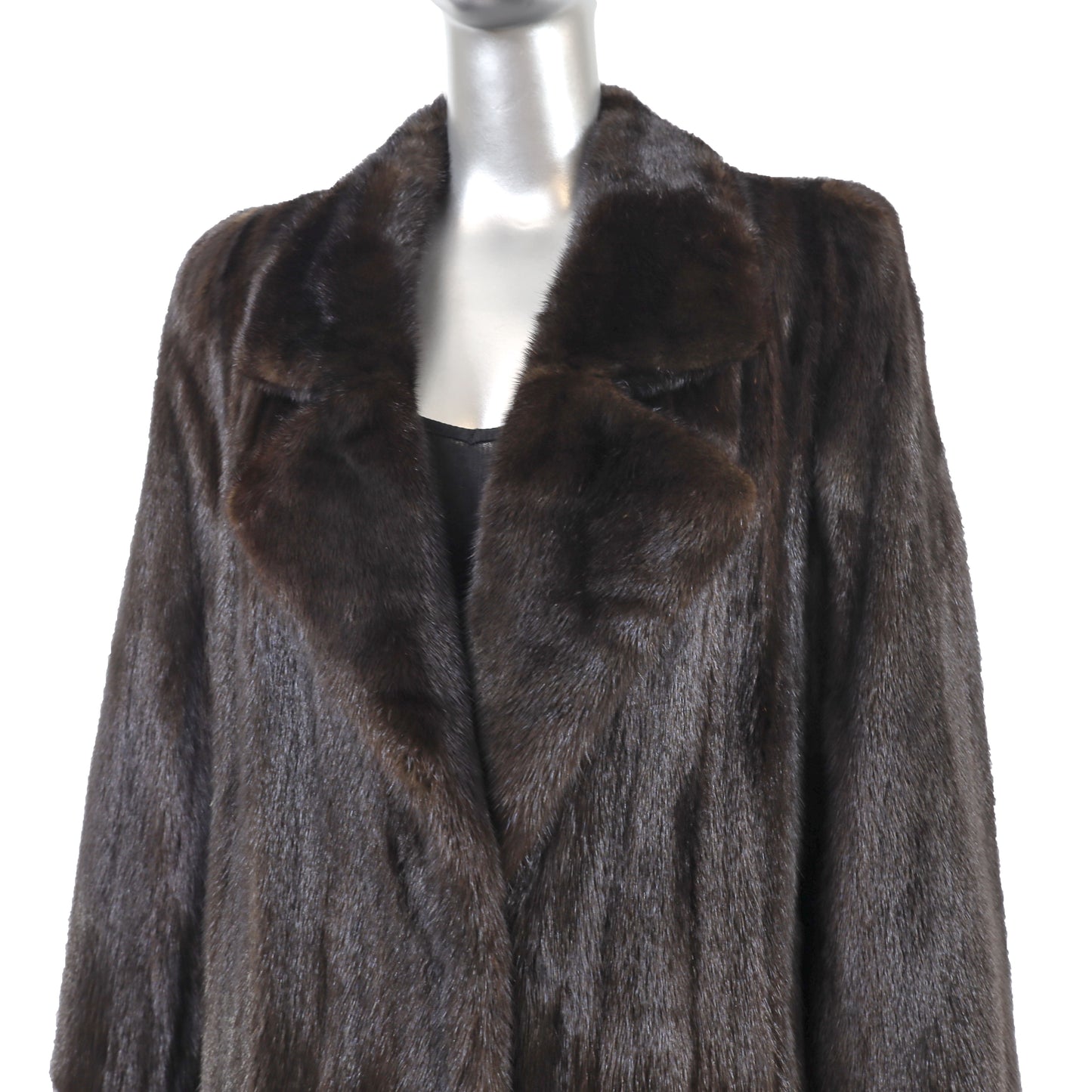 Mahogany Mink Coat- Size M