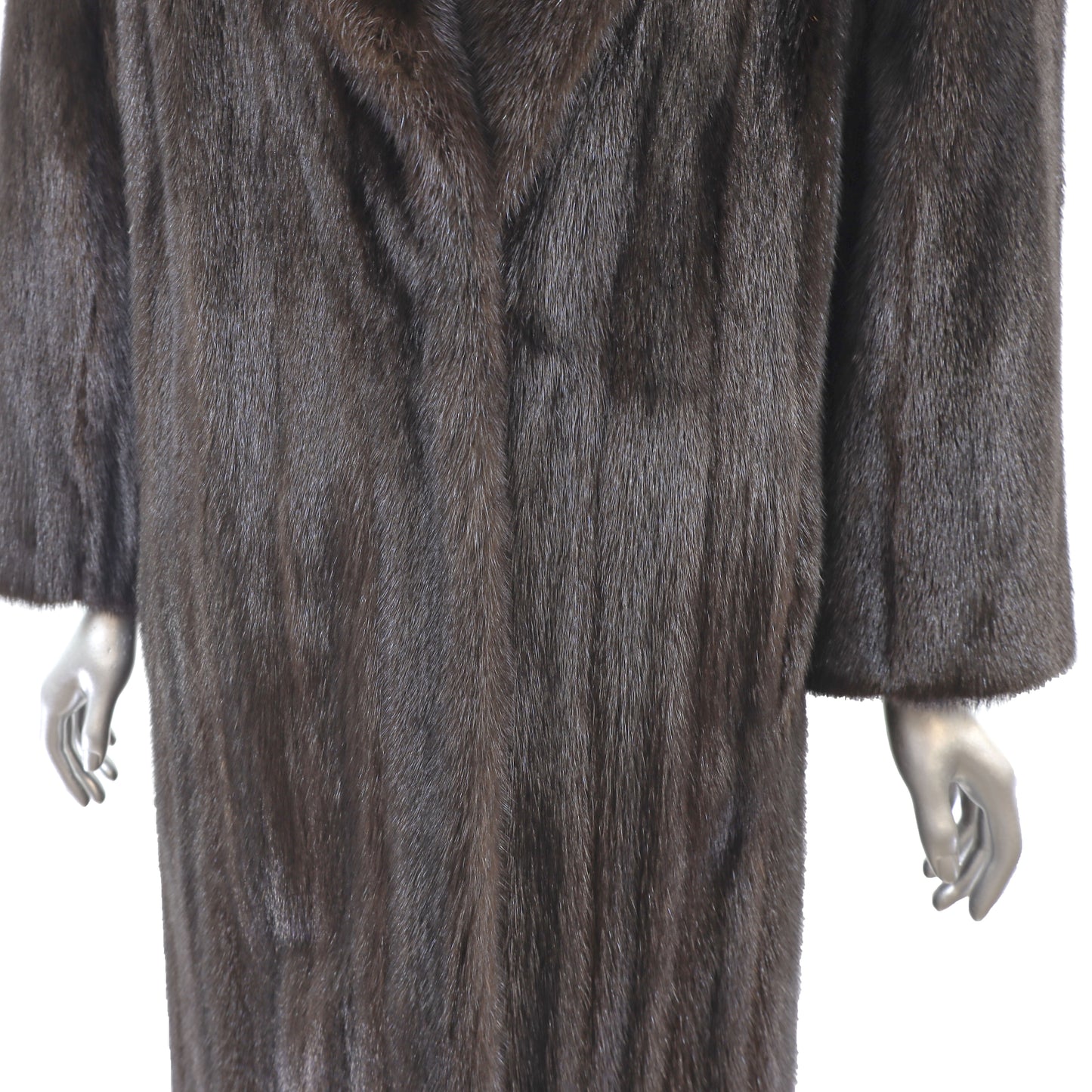 Mahogany Mink Coat- Size M