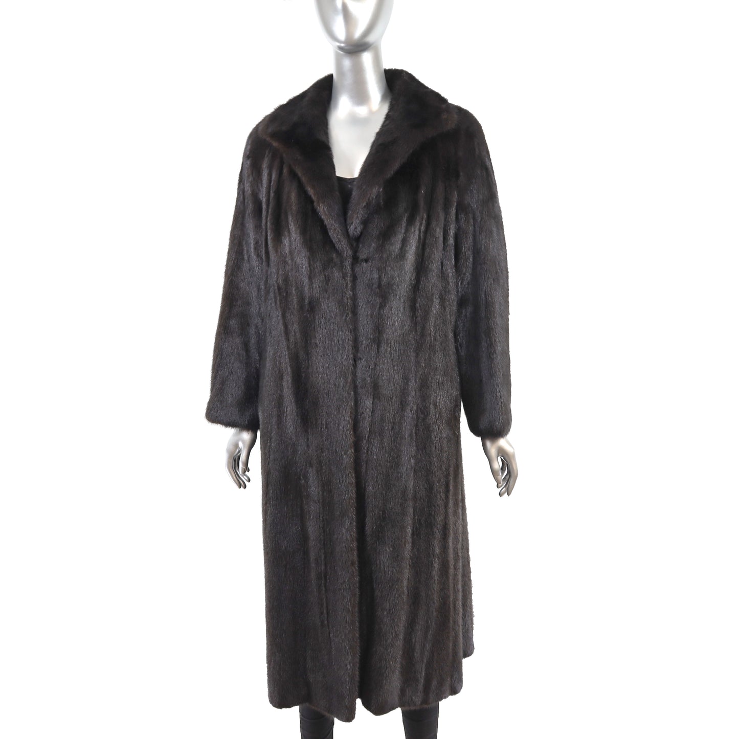 Rosendorf/ Evans Black Mink Coat- Size M