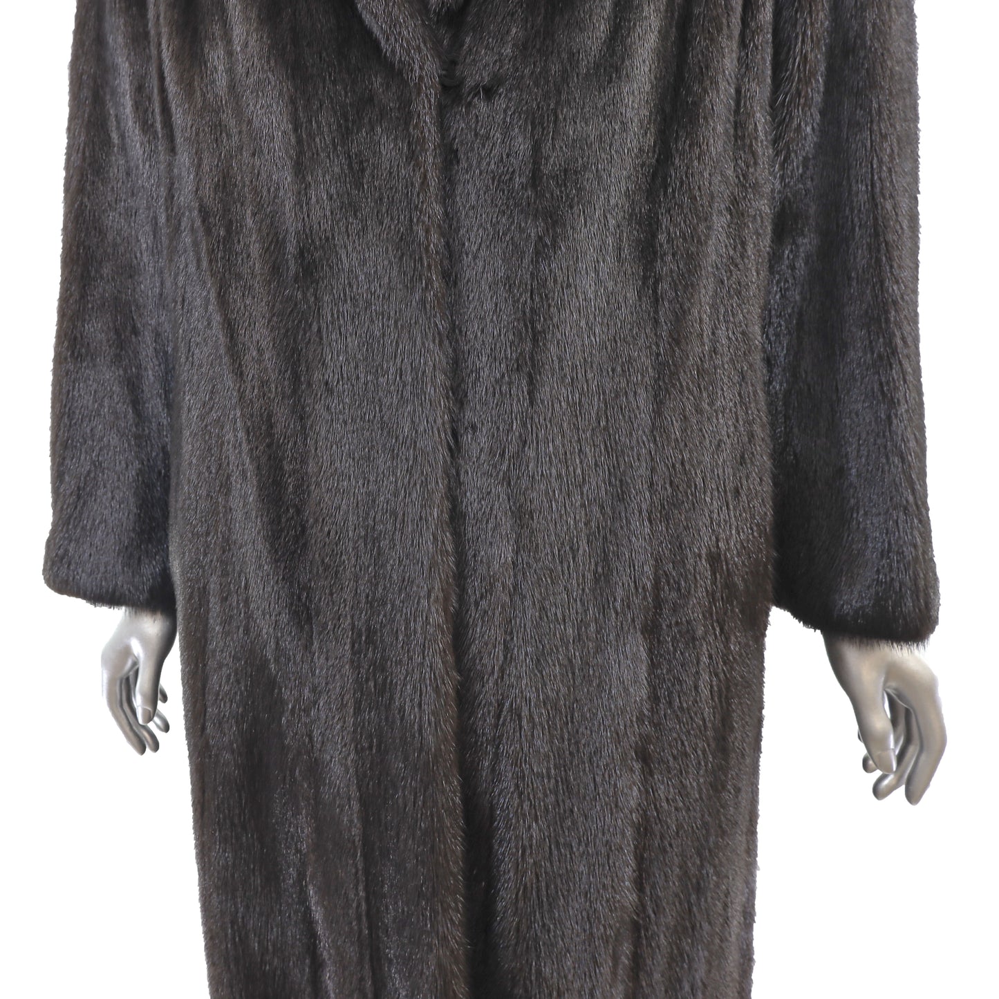 Rosendorf/ Evans Black Mink Coat- Size M