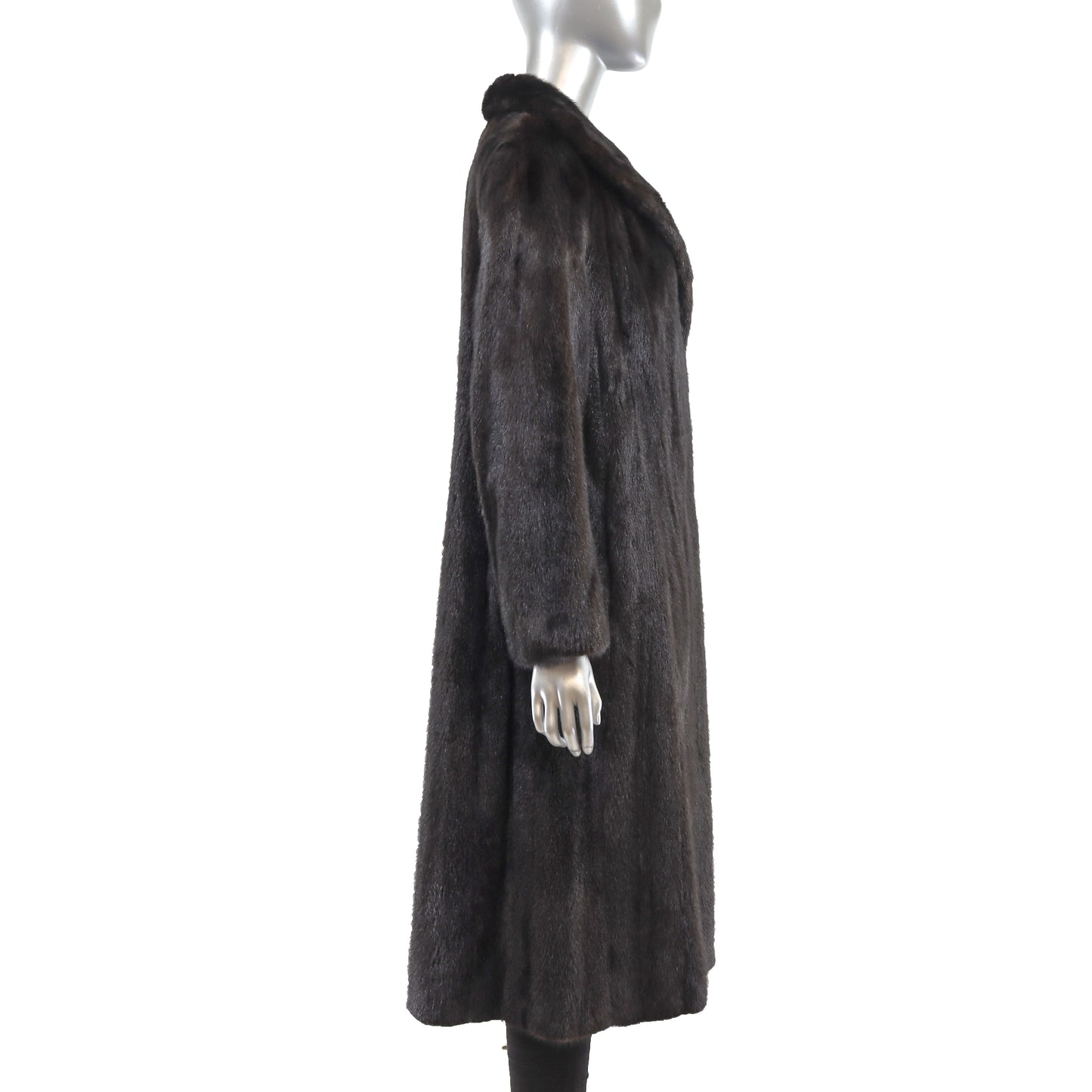 Rosendorf/ Evans Black Mink Coat- Size M