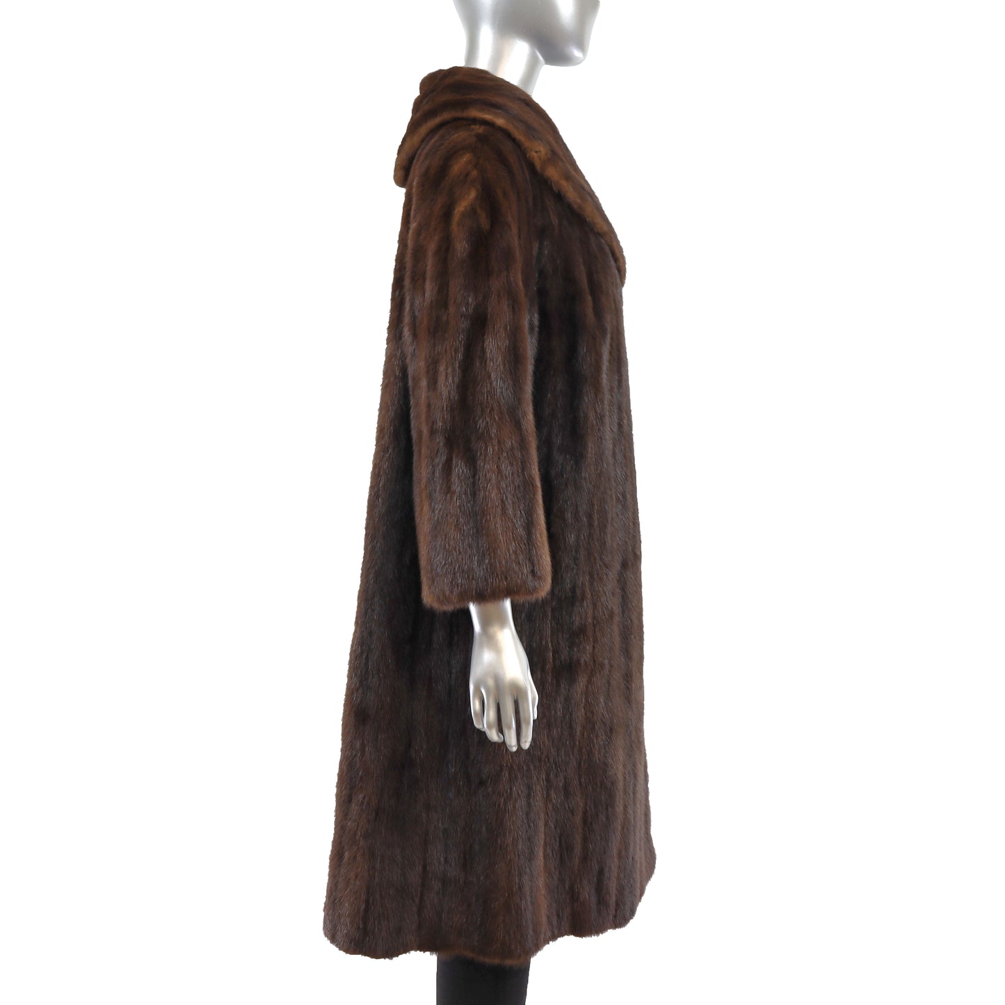 Mahogany Mink Coat- Size M