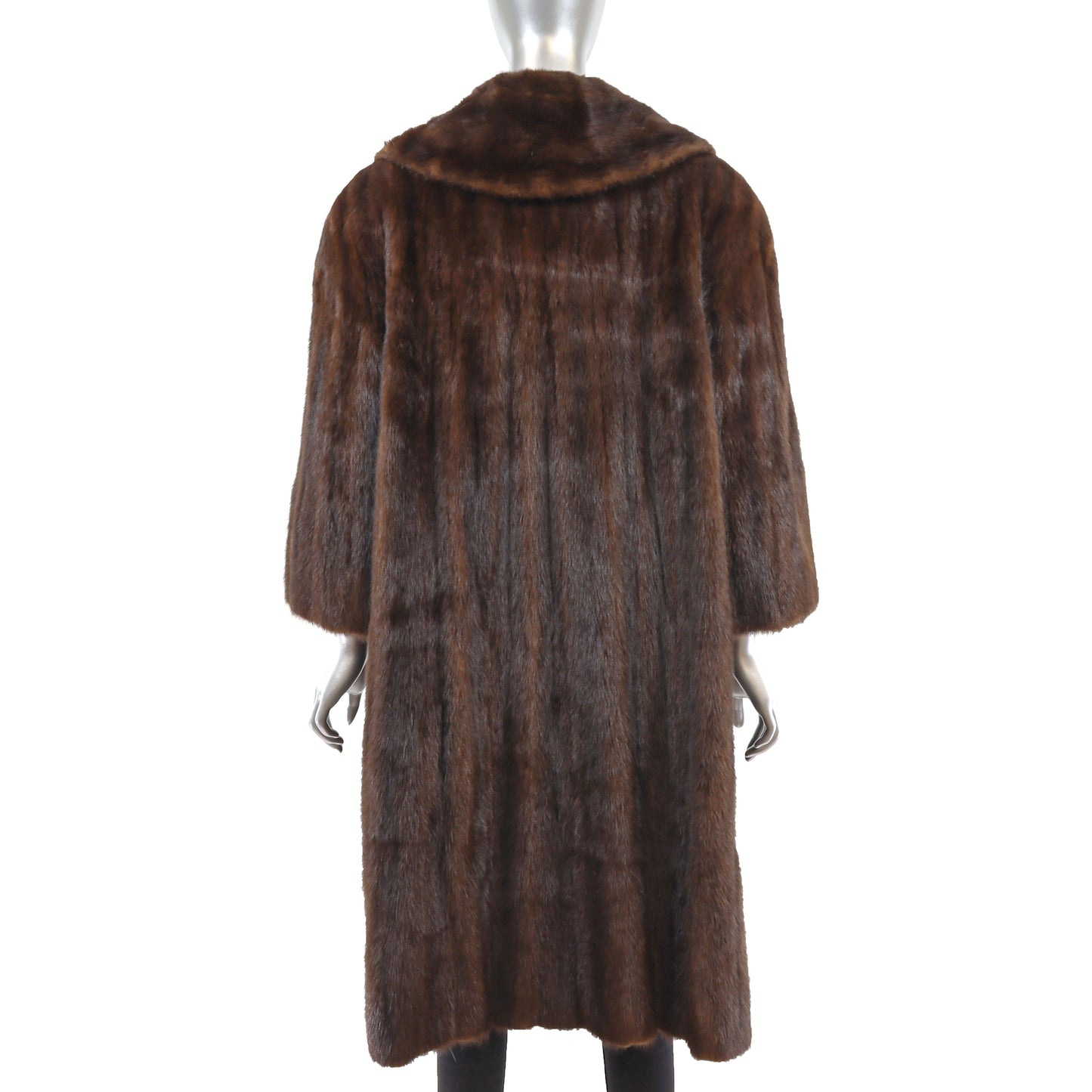 Mahogany Mink Coat- Size M