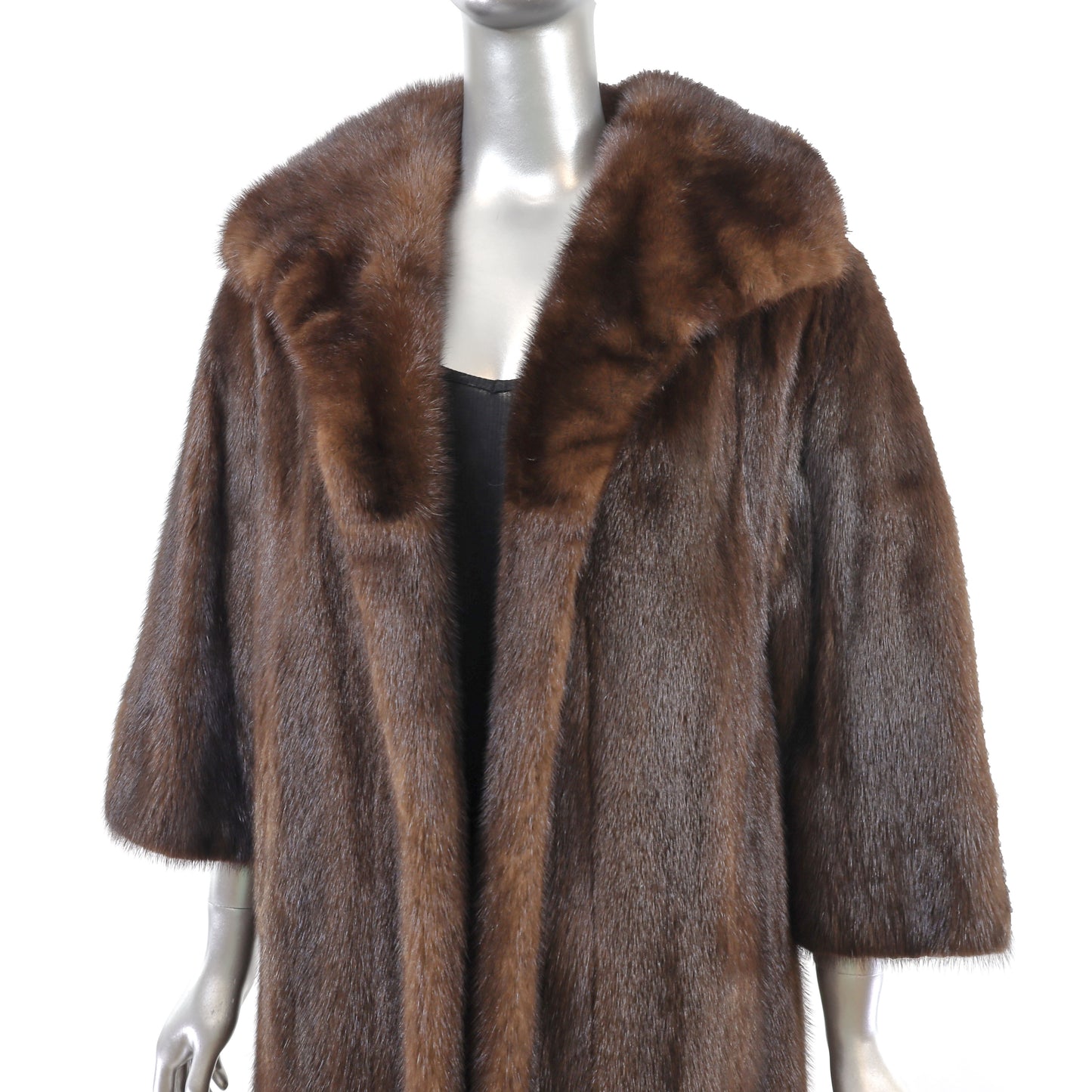 Mahogany Mink Coat- Size M