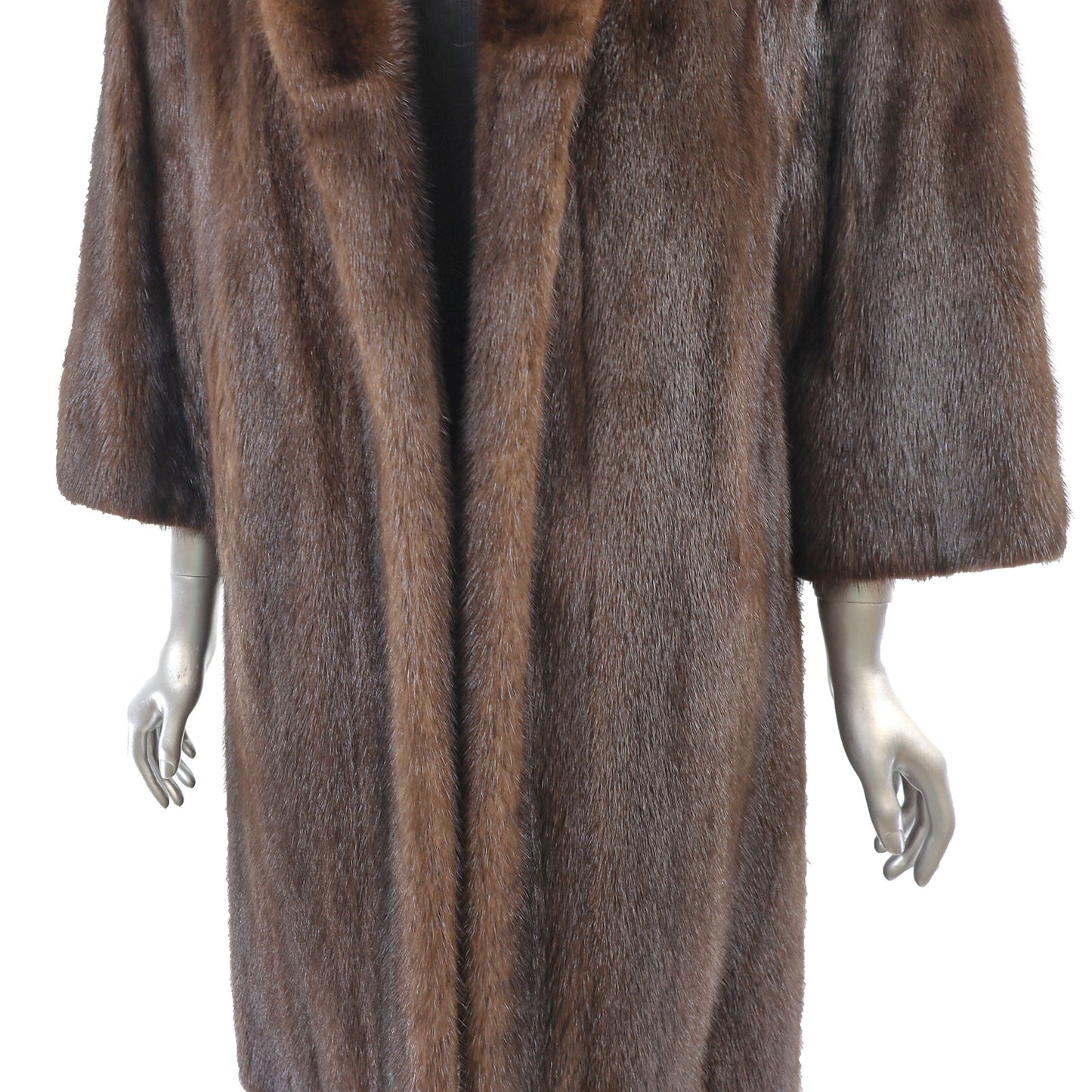 Mahogany Mink Coat- Size M