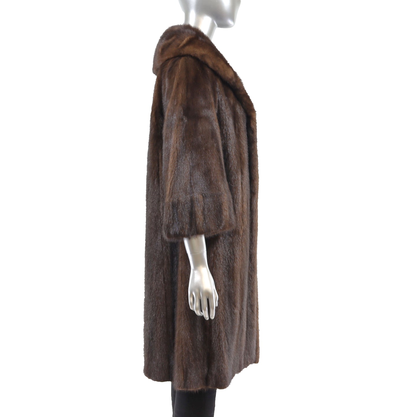 Mahogany Mink Coat- Size M