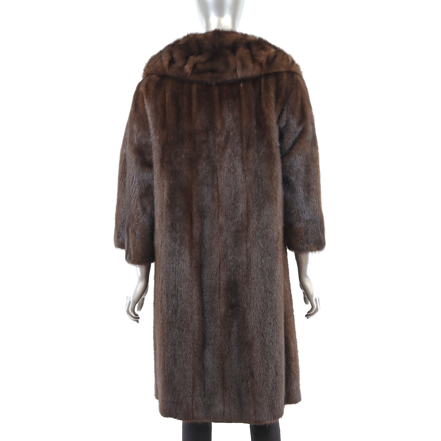 Mahogany Mink Coat- Size M