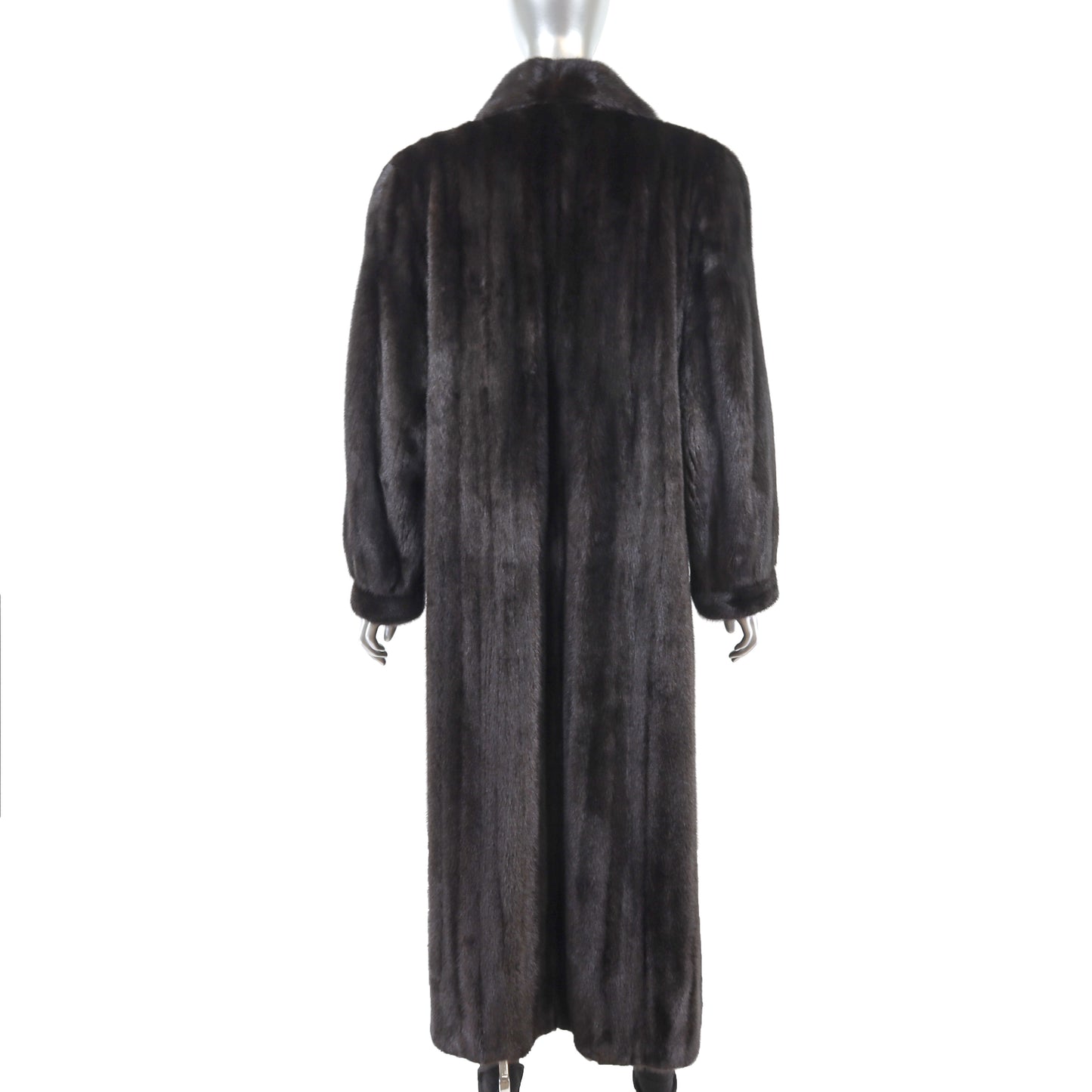 Black Mink Coat- Size XL