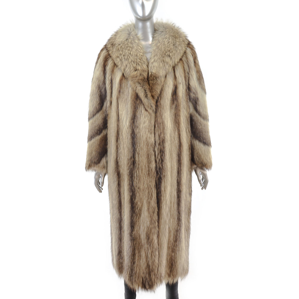 Raccoon / fox fur jacket 2066