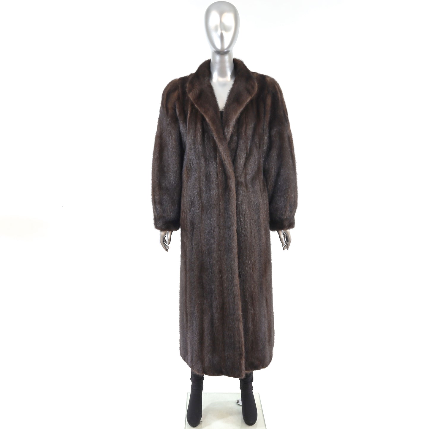 Mahogany Mink Coat- Size L