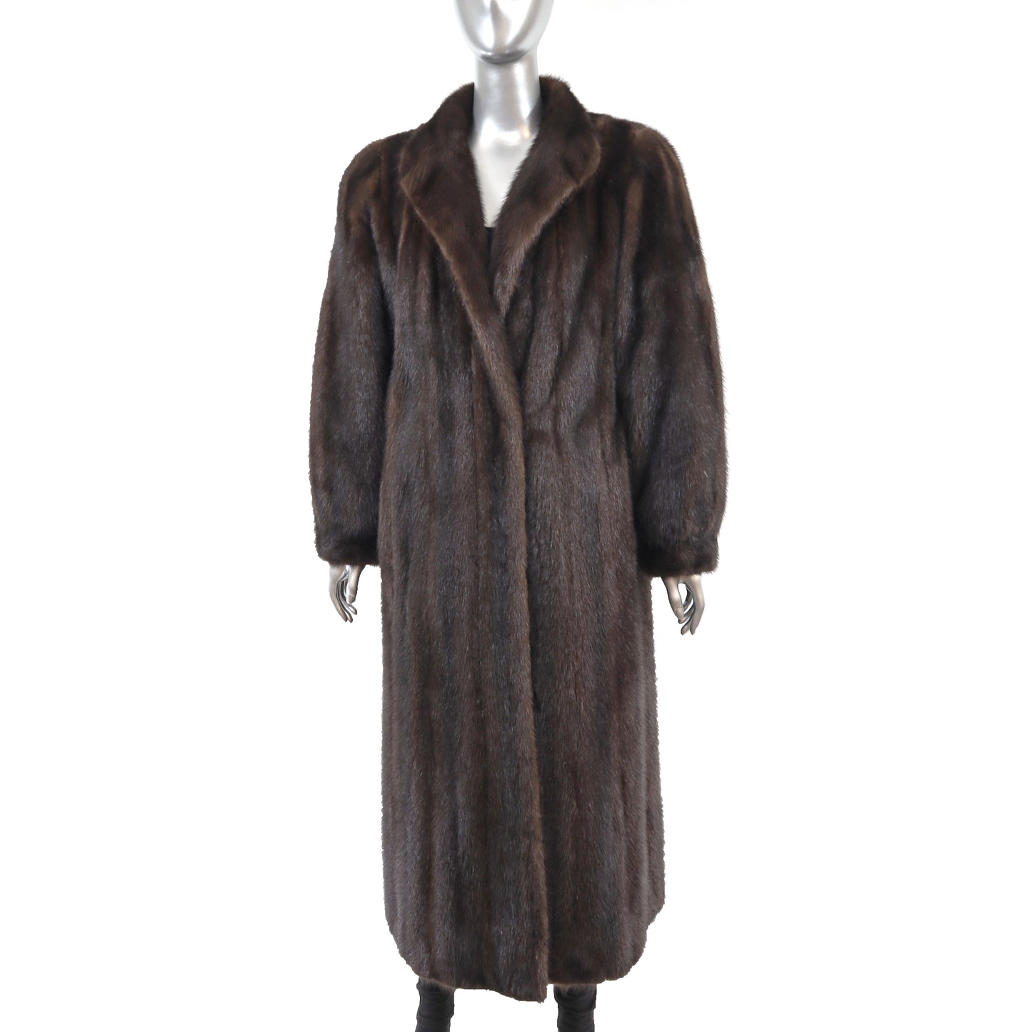 Mahogany Mink Coat- Size L